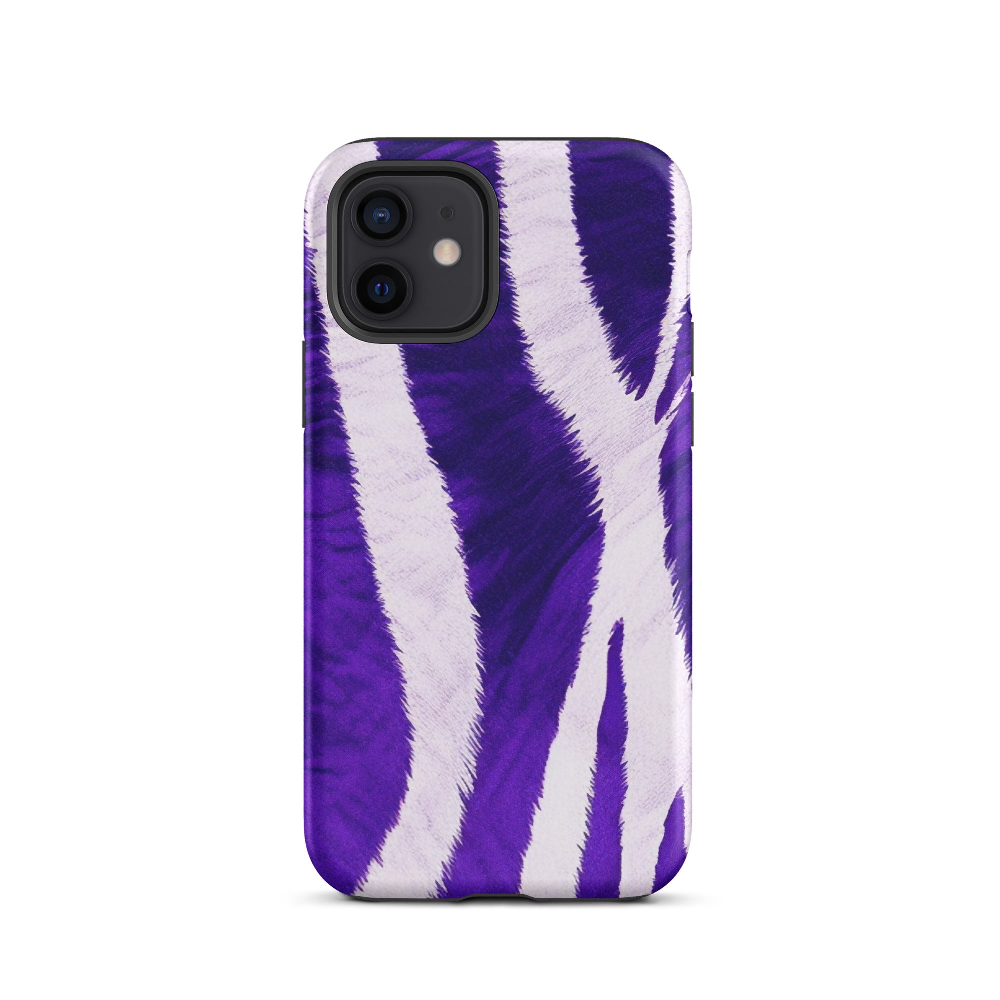 Purple Zebra Stripe iPhone Case by Visual Verse - Image 10