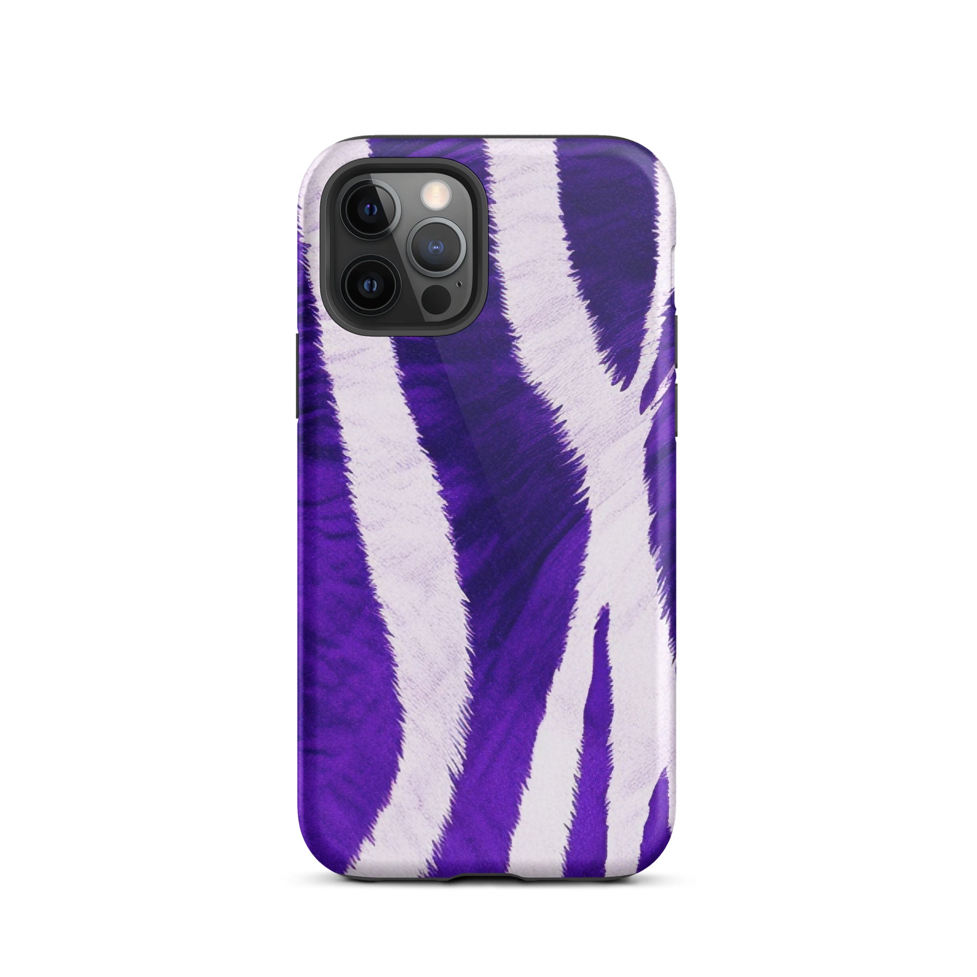 Purple Zebra Stripe iPhone Case by Visual Verse - Image 11