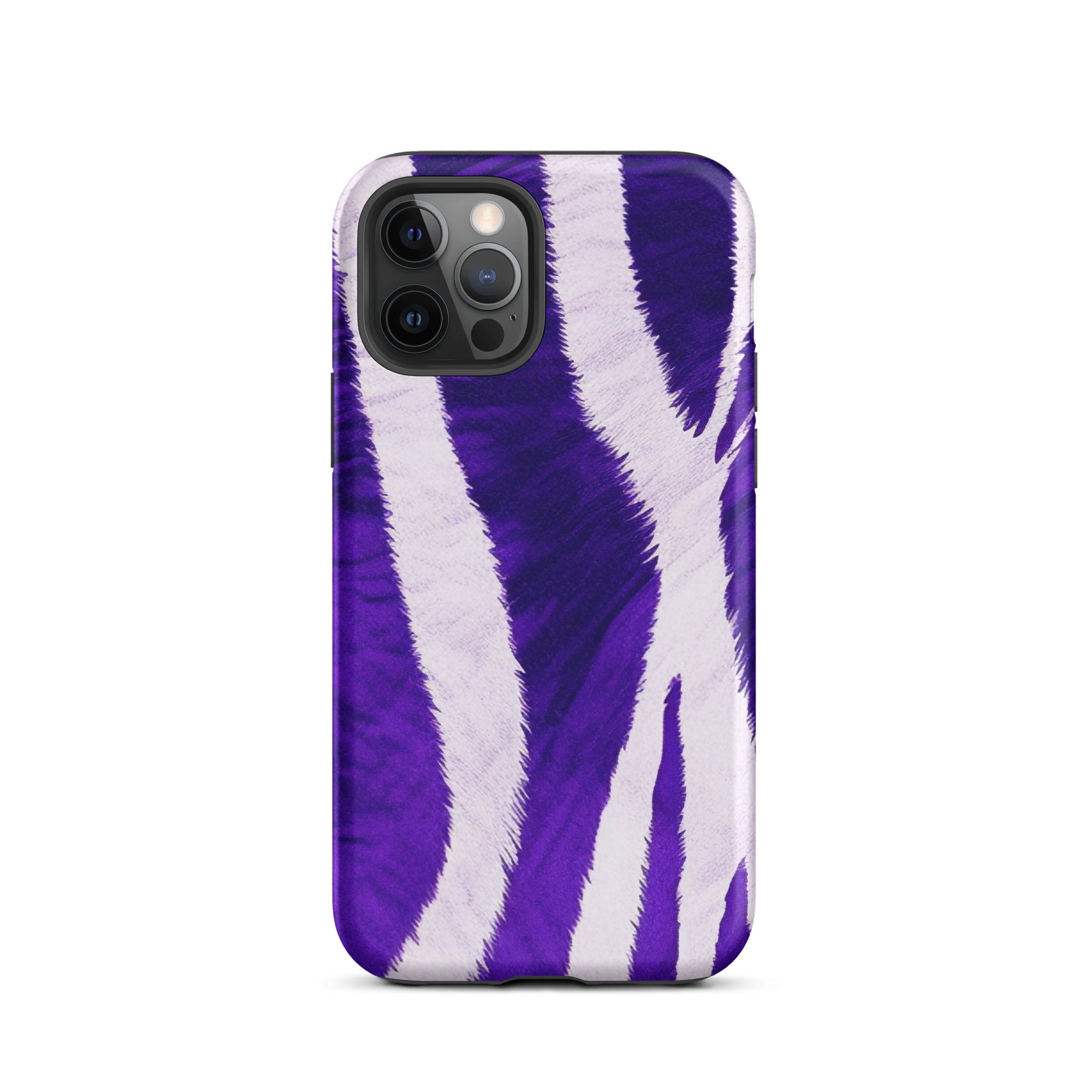 Purple Zebra Stripe iPhone Case by Visual Verse - Image 12