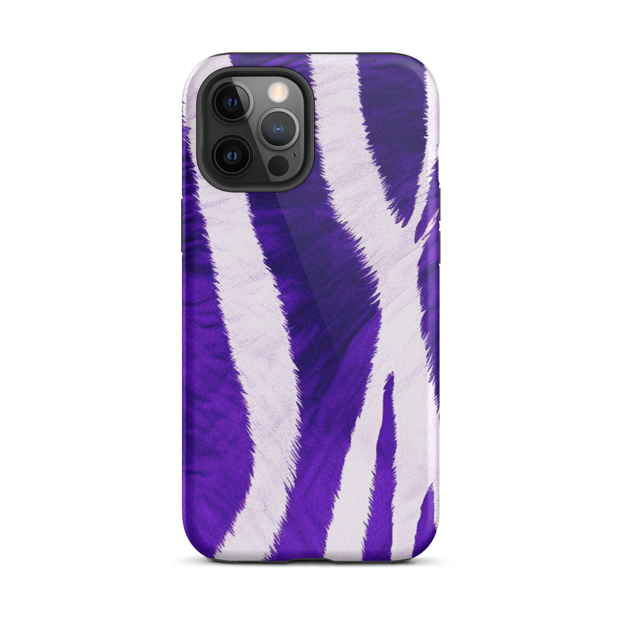 Purple Zebra Stripe iPhone Case by Visual Verse - Image 13