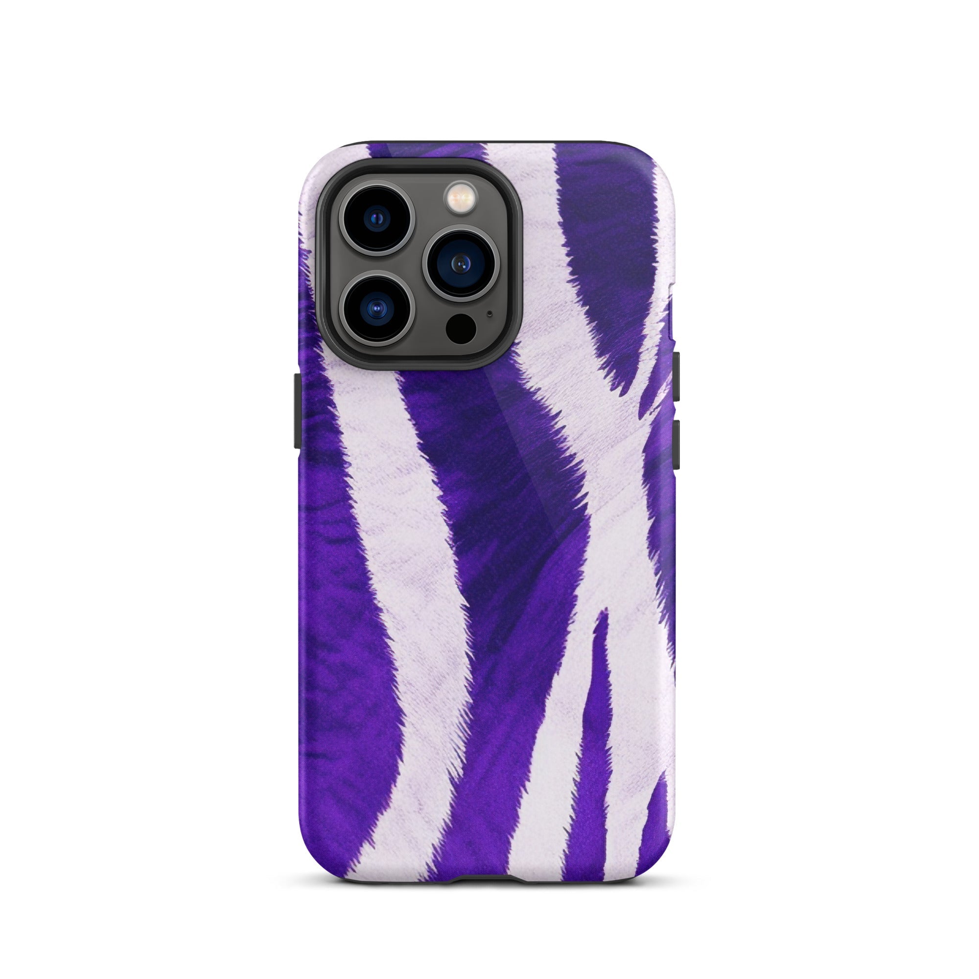 Purple Zebra Stripe iPhone Case by Visual Verse - Image 19