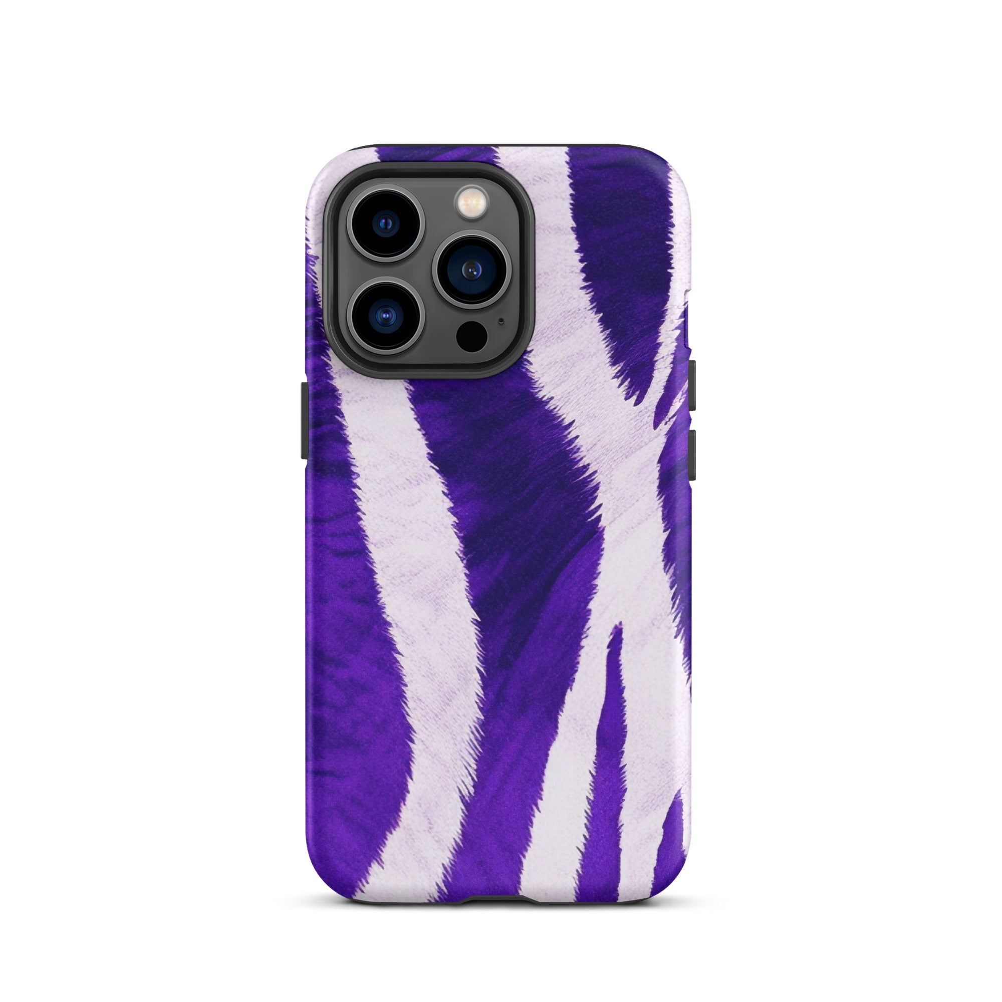 Purple Zebra Stripe iPhone Case by Visual Verse - Image 20