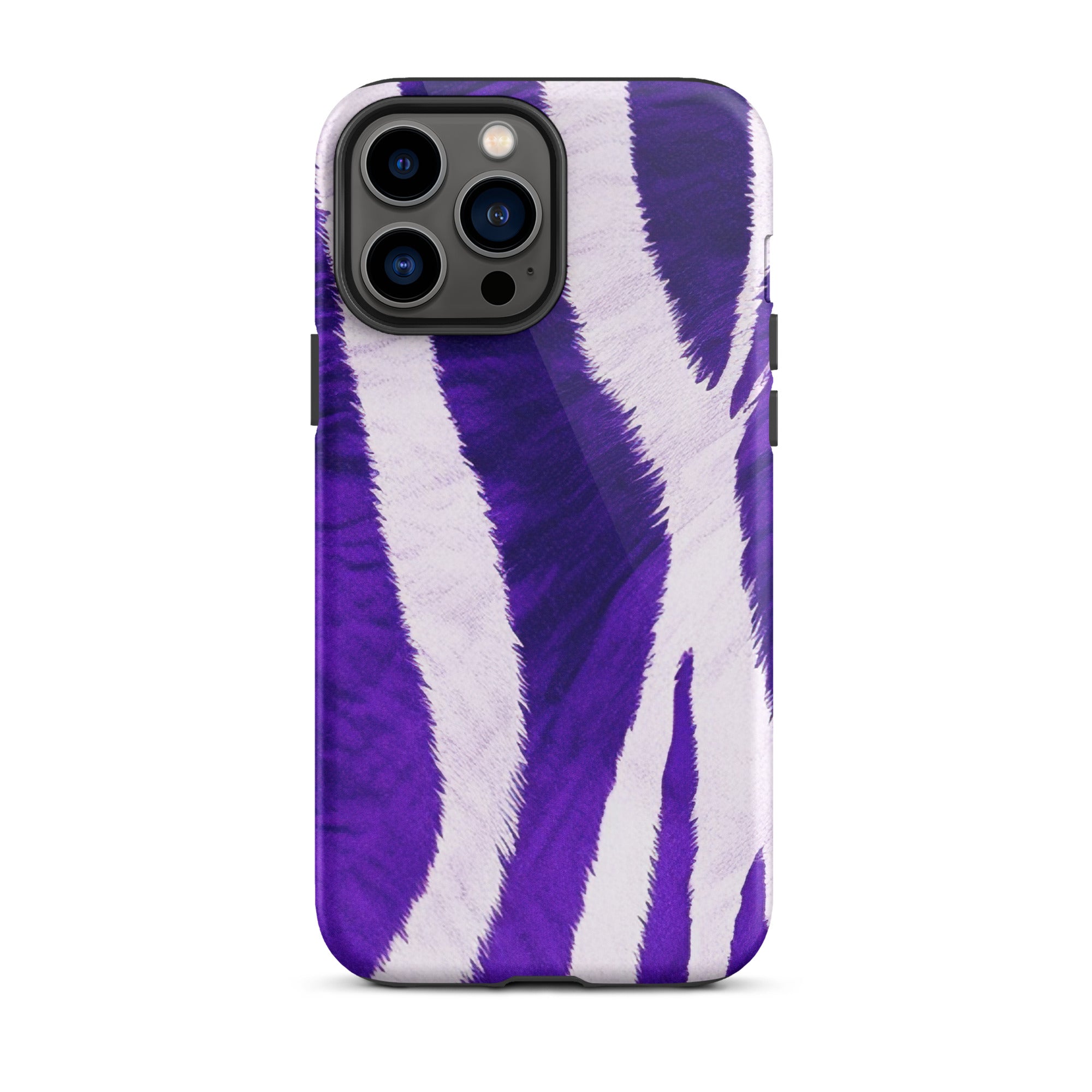 Purple Zebra Stripe iPhone Case by Visual Verse - Image 21