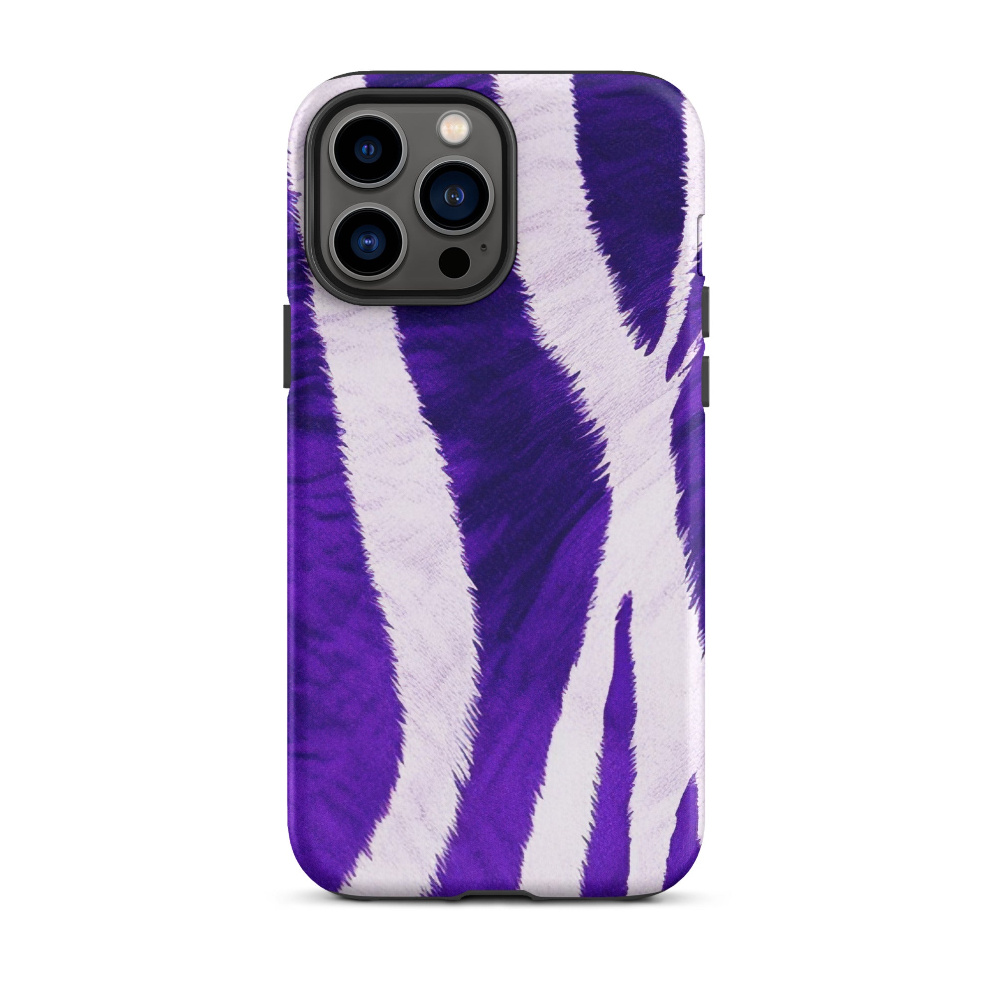 Purple Zebra Stripe iPhone Case by Visual Verse - Image 22