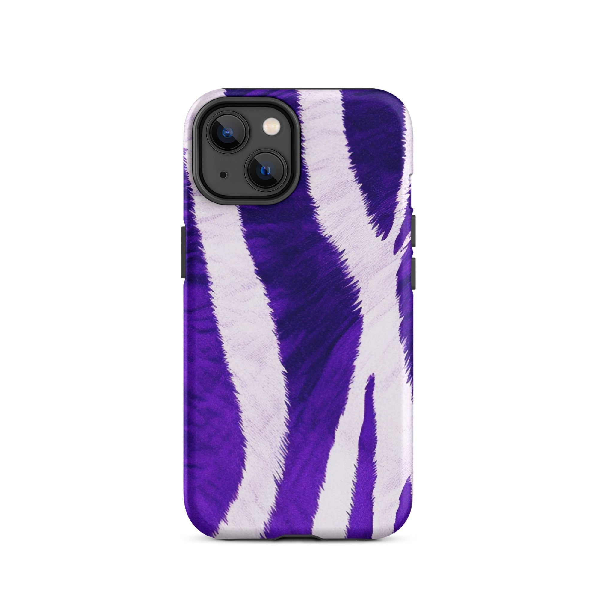 Purple Zebra Stripe iPhone Case by Visual Verse - Image 24