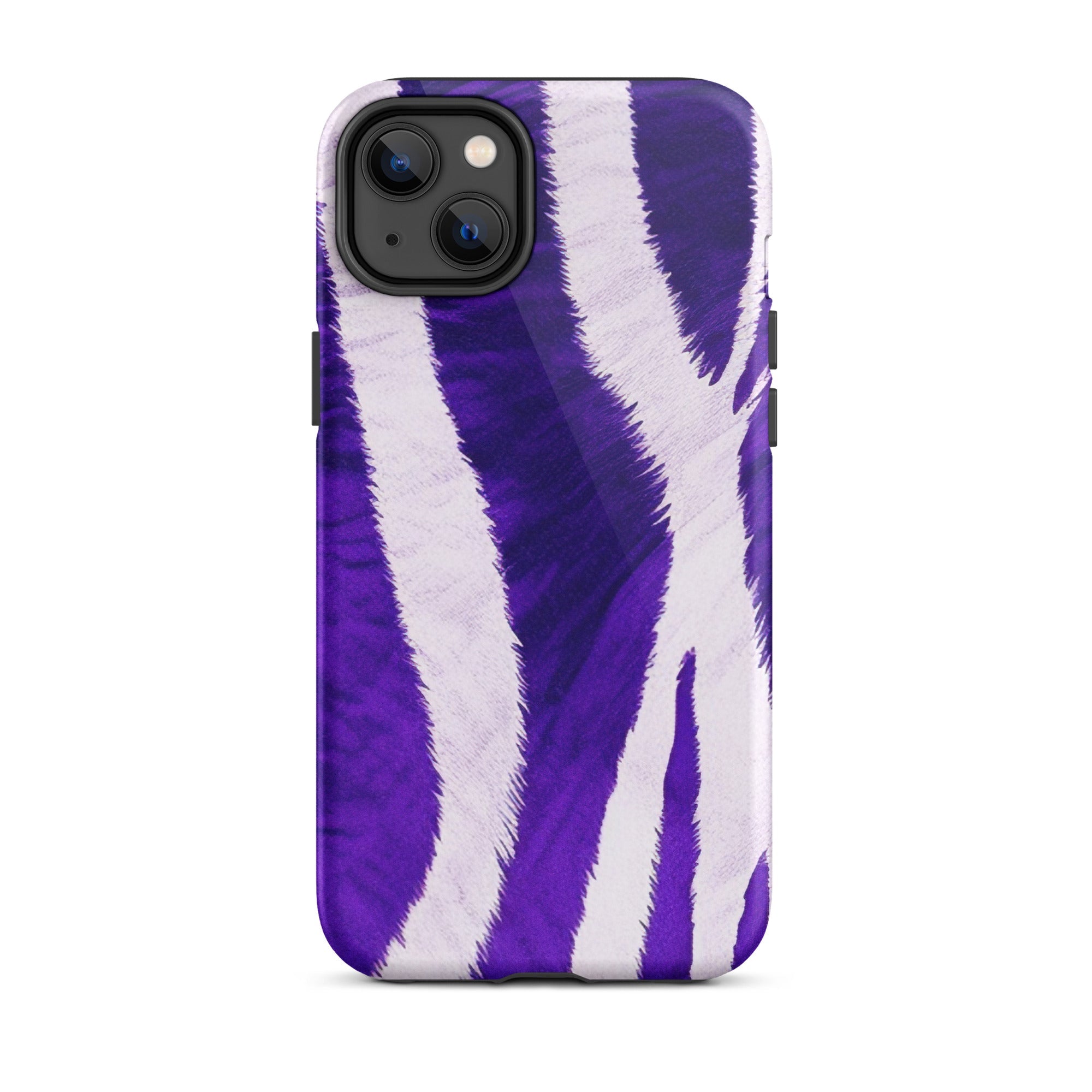 Purple Zebra Stripe iPhone Case by Visual Verse - Image 25