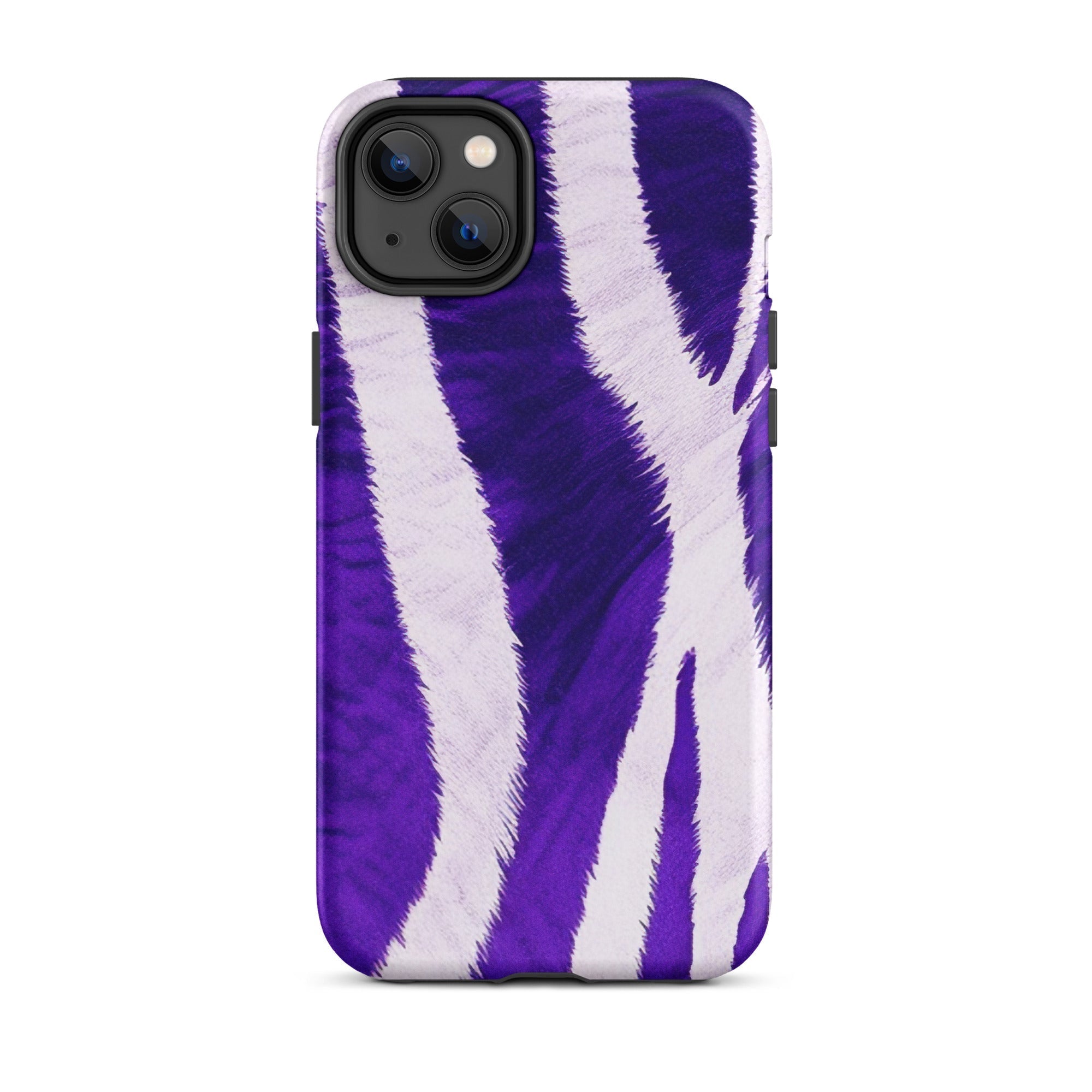 Purple Zebra Stripe iPhone Case by Visual Verse - Image 26