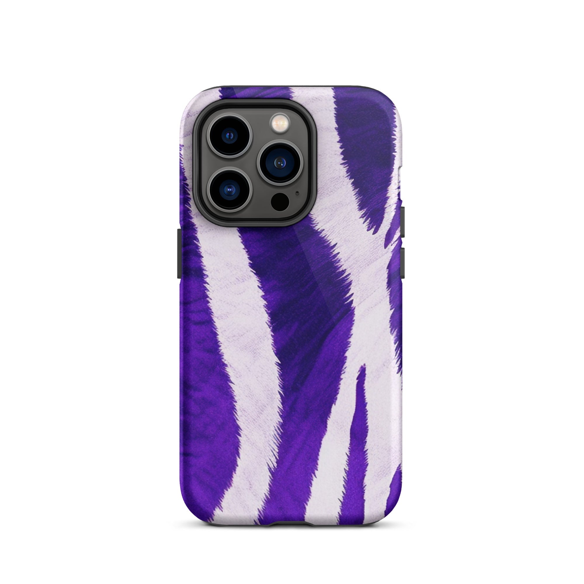 Purple Zebra Stripe iPhone Case by Visual Verse - Image 27