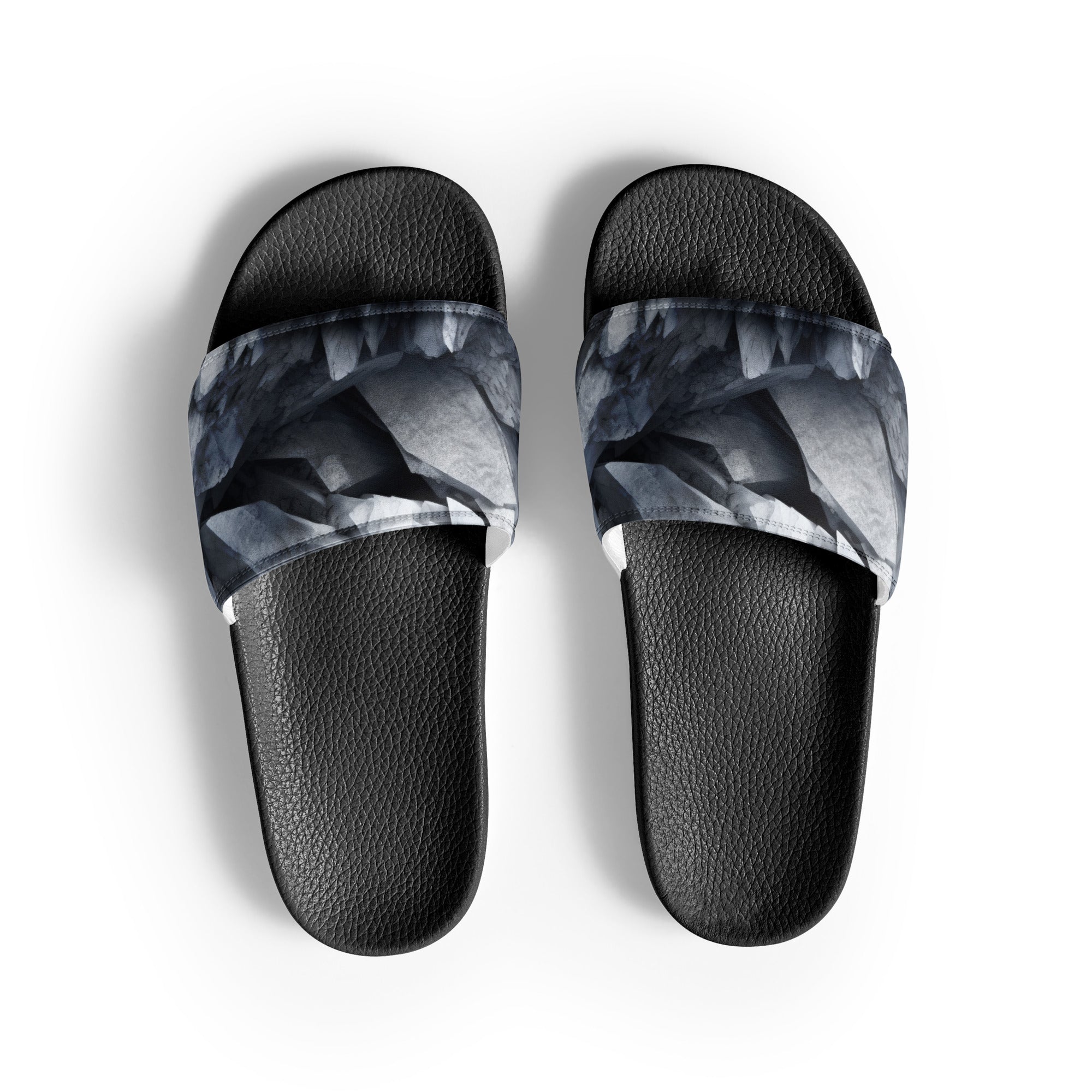 Quartz Rock Men's Slides by Visual Verse - Image 1