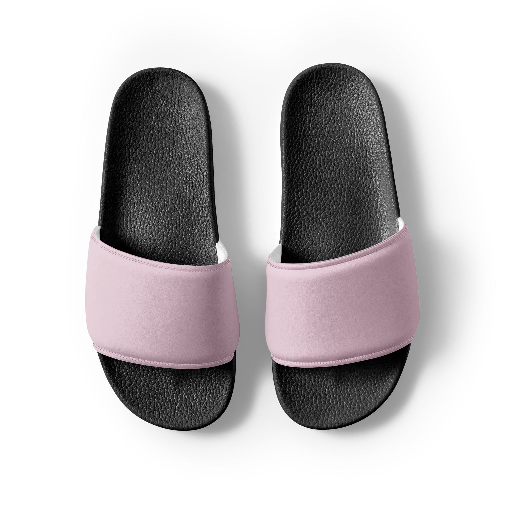 Queen Pink Color Men's Slides by Visual Verse - Image 2
