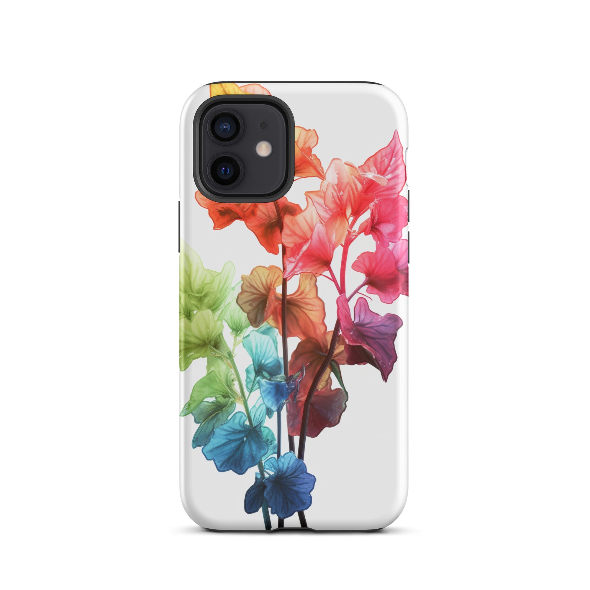 Rainbow Coral Bells Flower iPhone Case by Visual Verse - Image 10