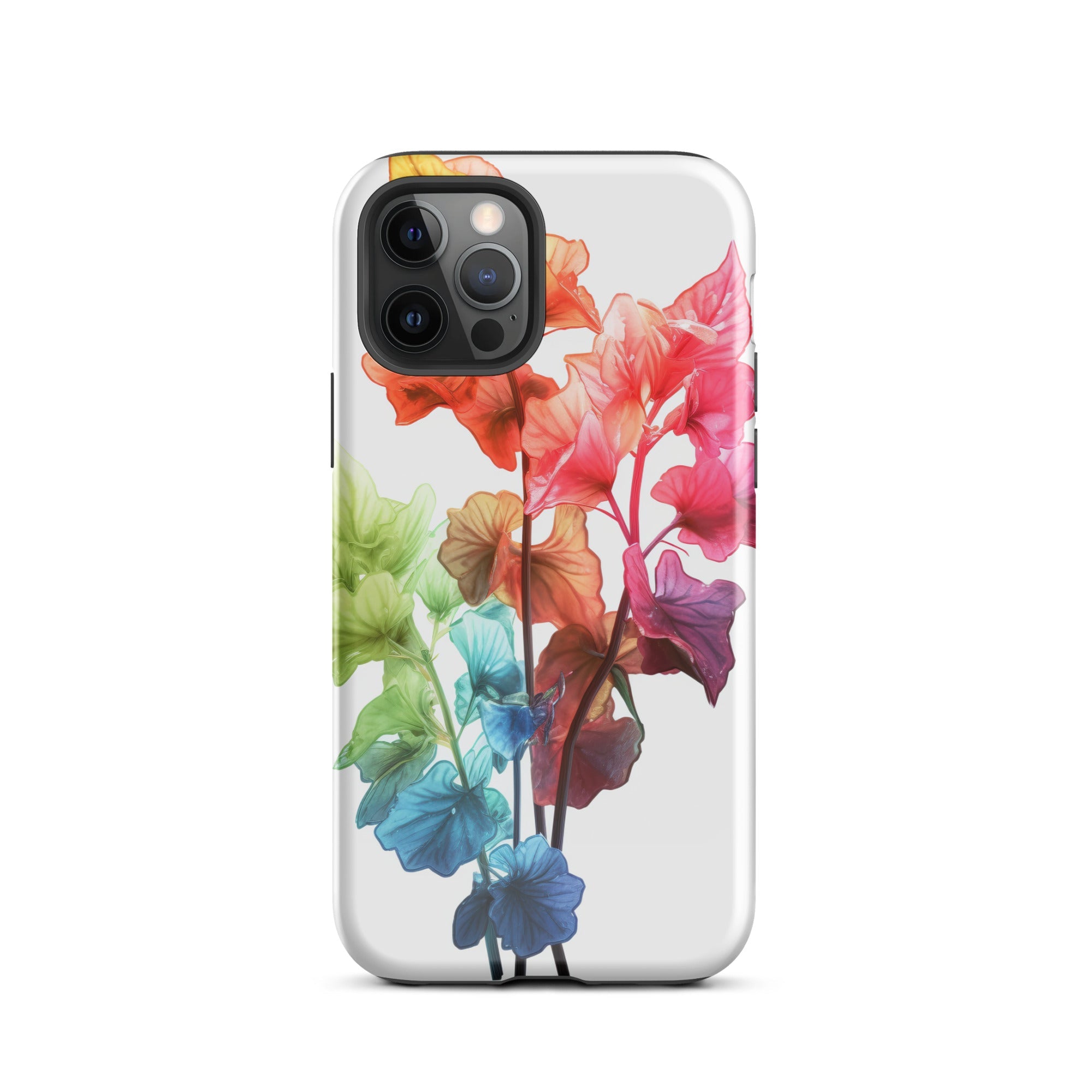 Rainbow Coral Bells Flower iPhone Case by Visual Verse - Image 11