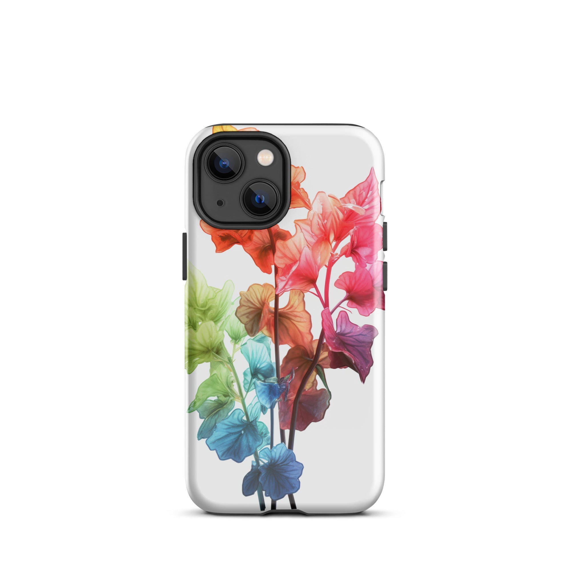Rainbow Coral Bells Flower iPhone Case by Visual Verse - Image 15
