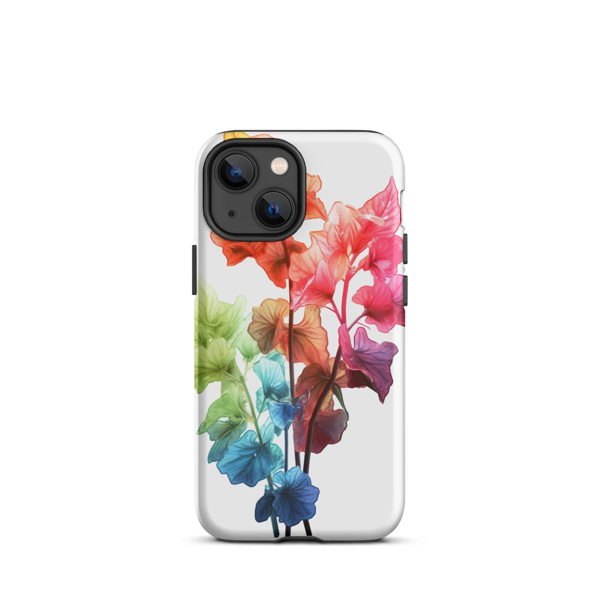 Rainbow Coral Bells Flower iPhone Case by Visual Verse - Image 16
