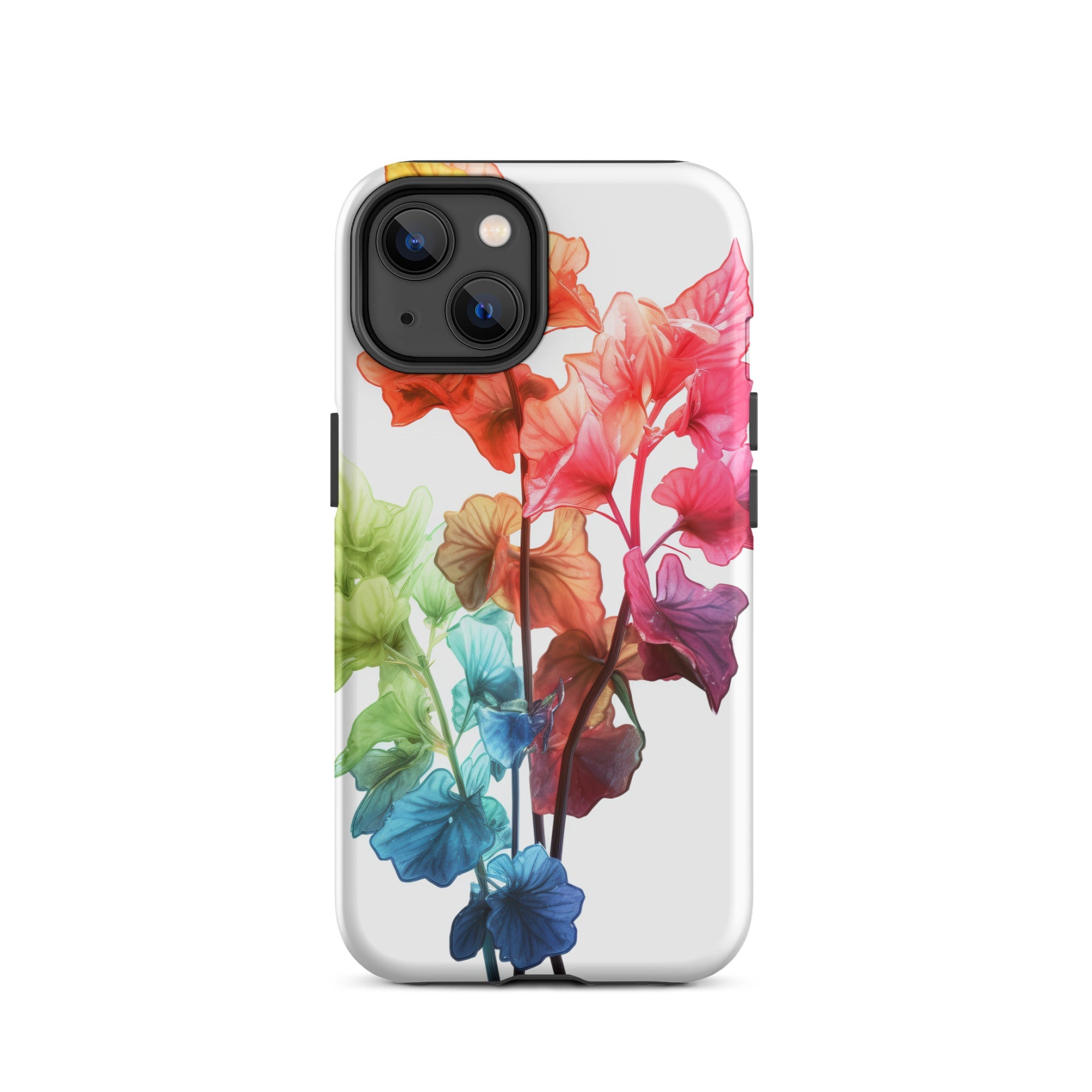 Rainbow Coral Bells Flower iPhone Case by Visual Verse - Image 24