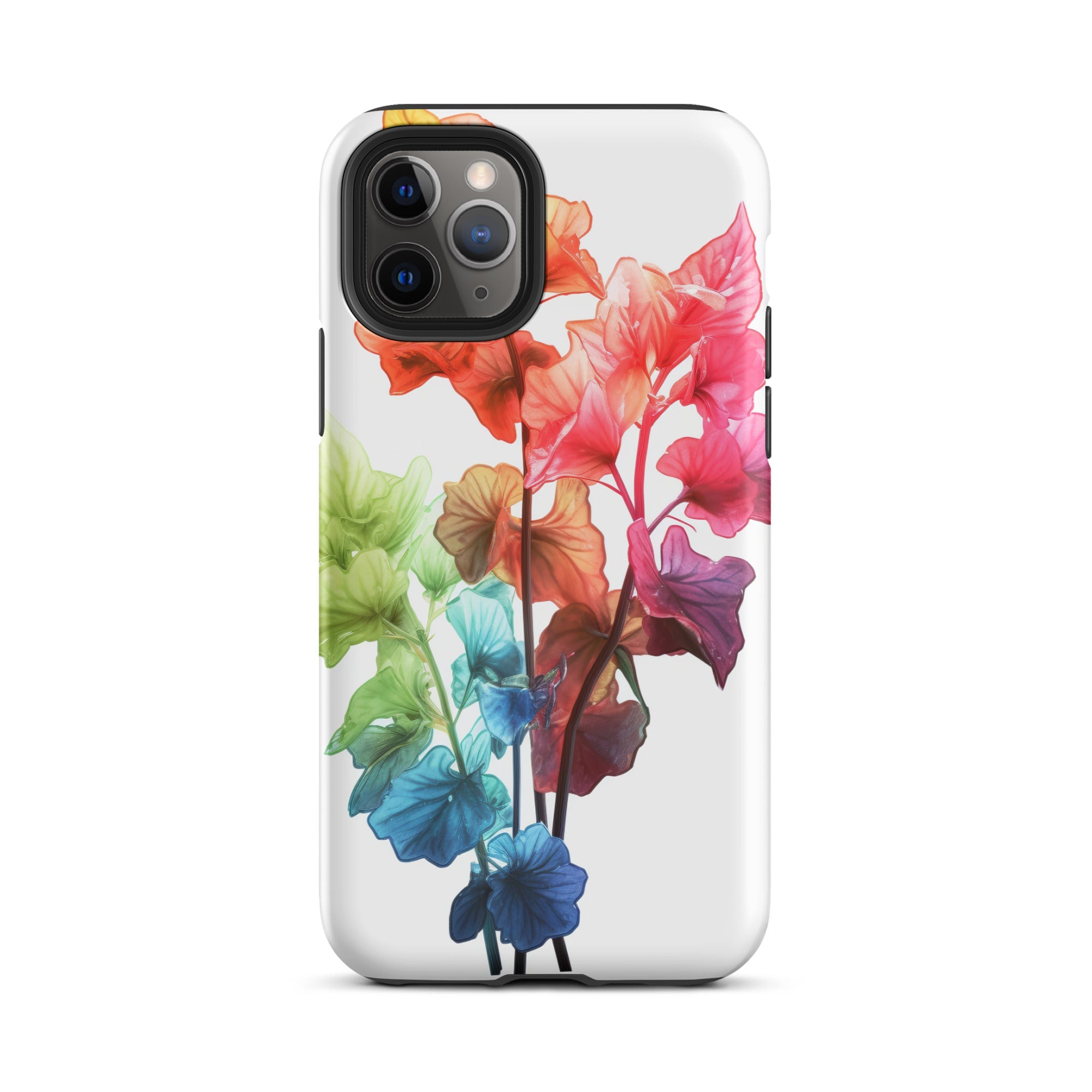 Rainbow Coral Bells Flower iPhone Case by Visual Verse - Image 4