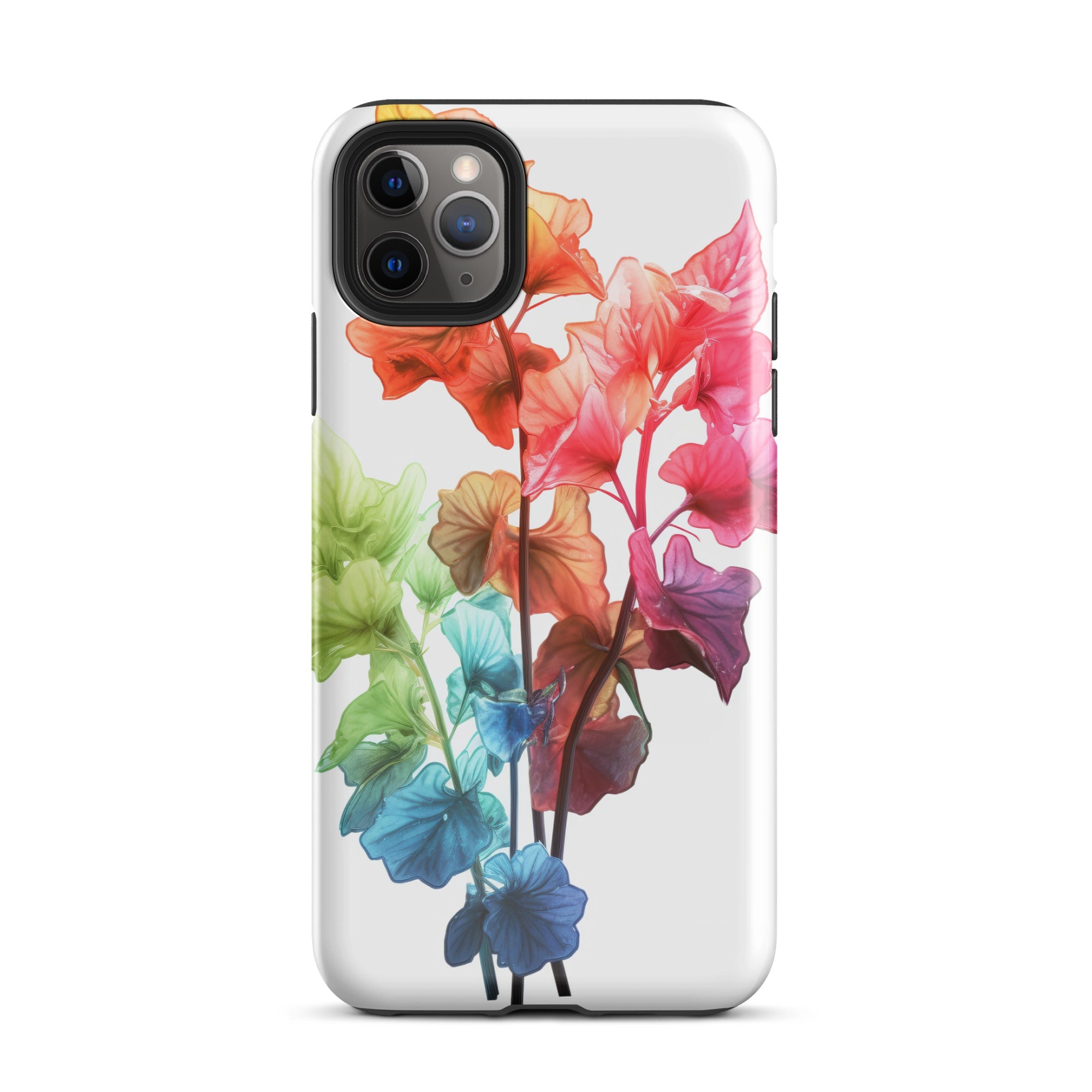 Rainbow Coral Bells Flower iPhone Case by Visual Verse - Image 5