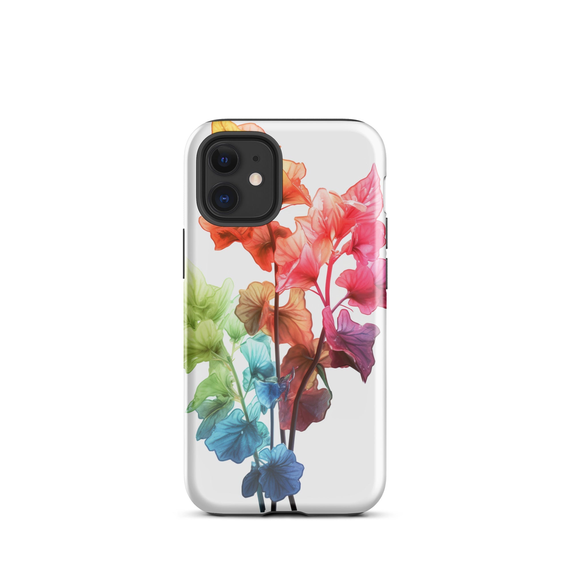 Rainbow Coral Bells Flower iPhone Case by Visual Verse - Image 7