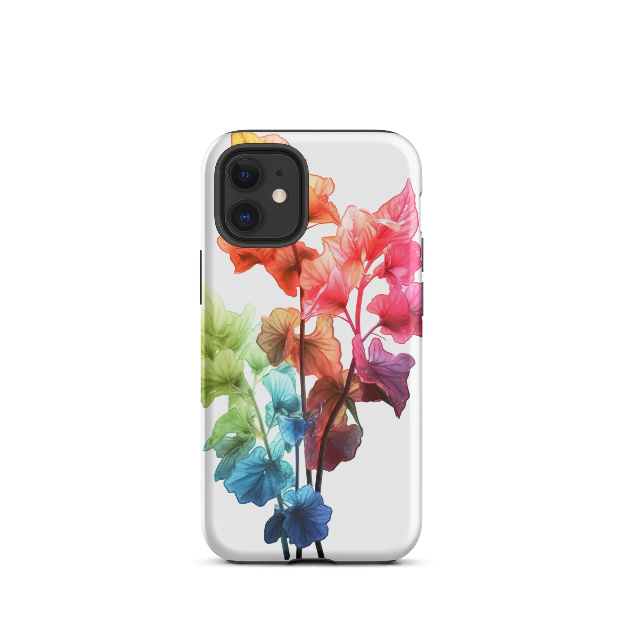 Rainbow Coral Bells Flower iPhone Case by Visual Verse - Image 8