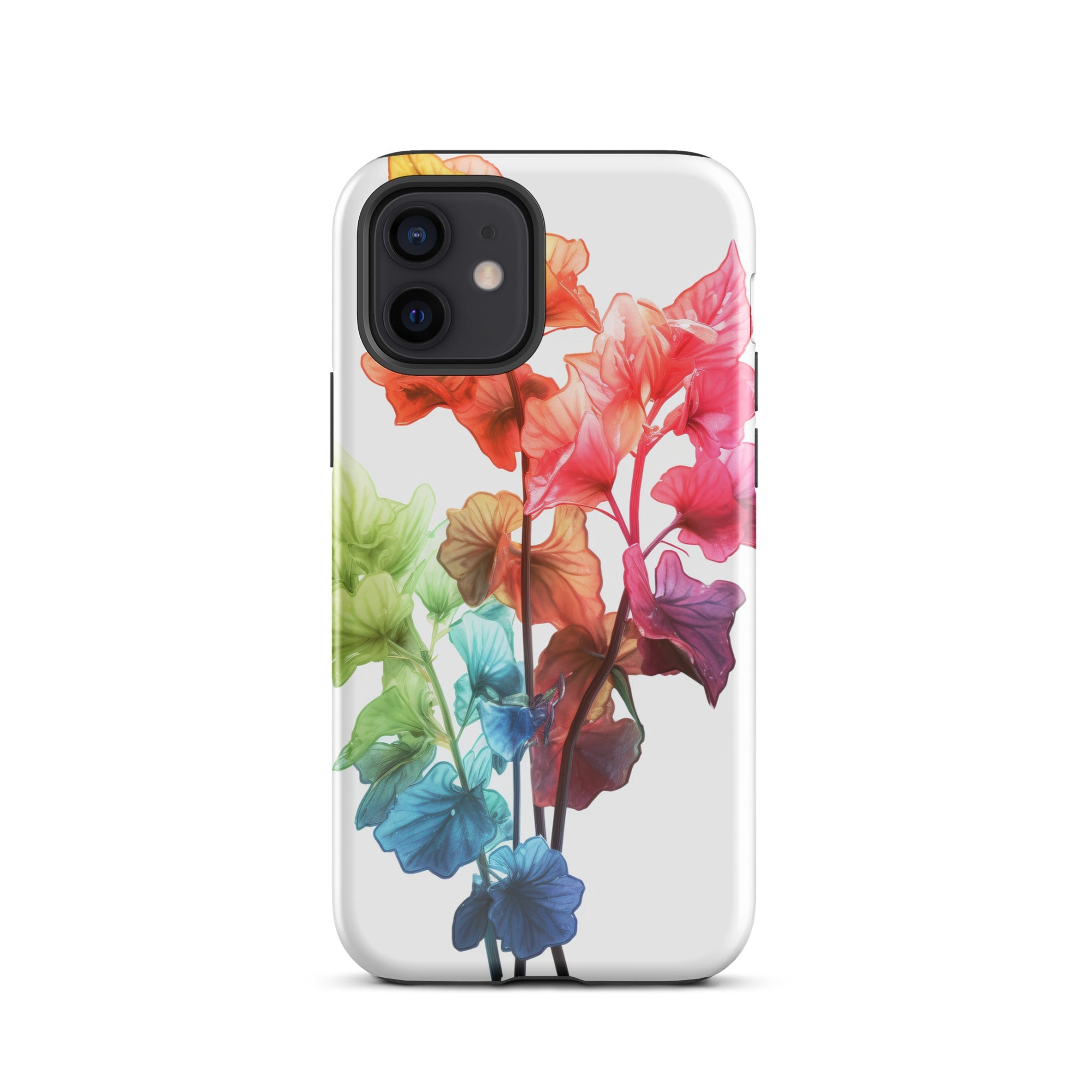 Rainbow Coral Bells Flower iPhone Case by Visual Verse - Image 9