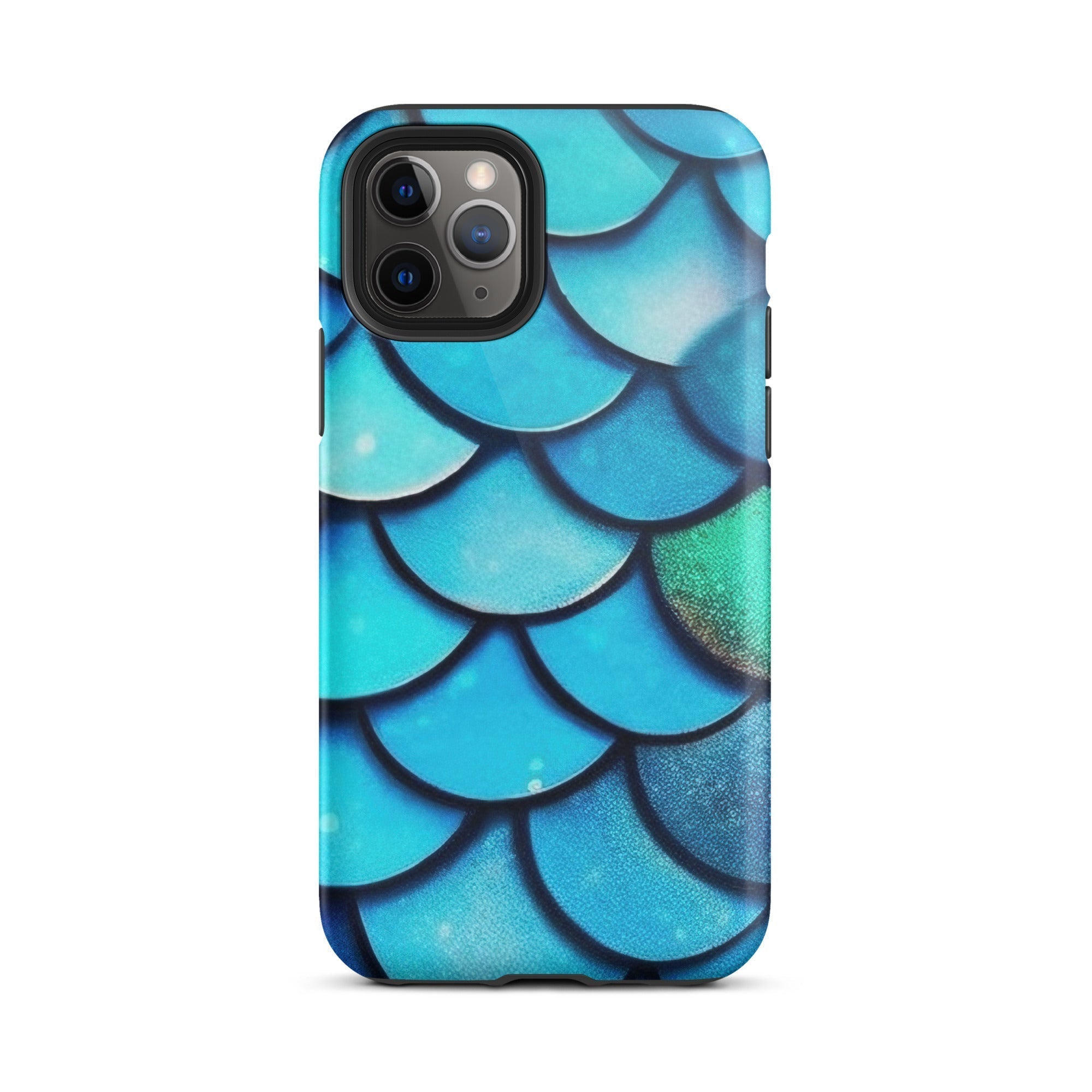 Rainbow Fish Scales iPhone Case by Visual Verse - Image 3