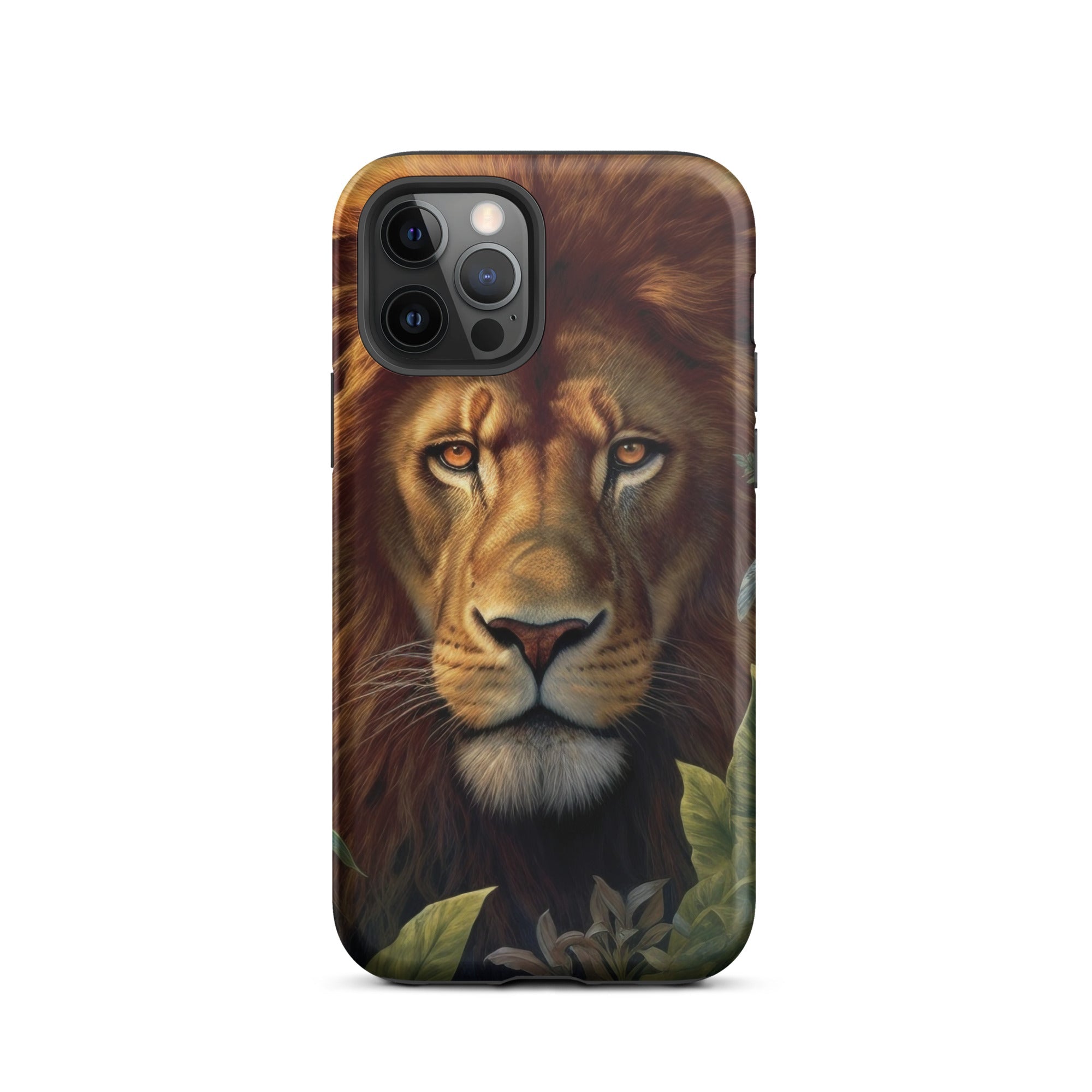 Realistic Lion Print iPhone Case by Visual Verse - Image 11