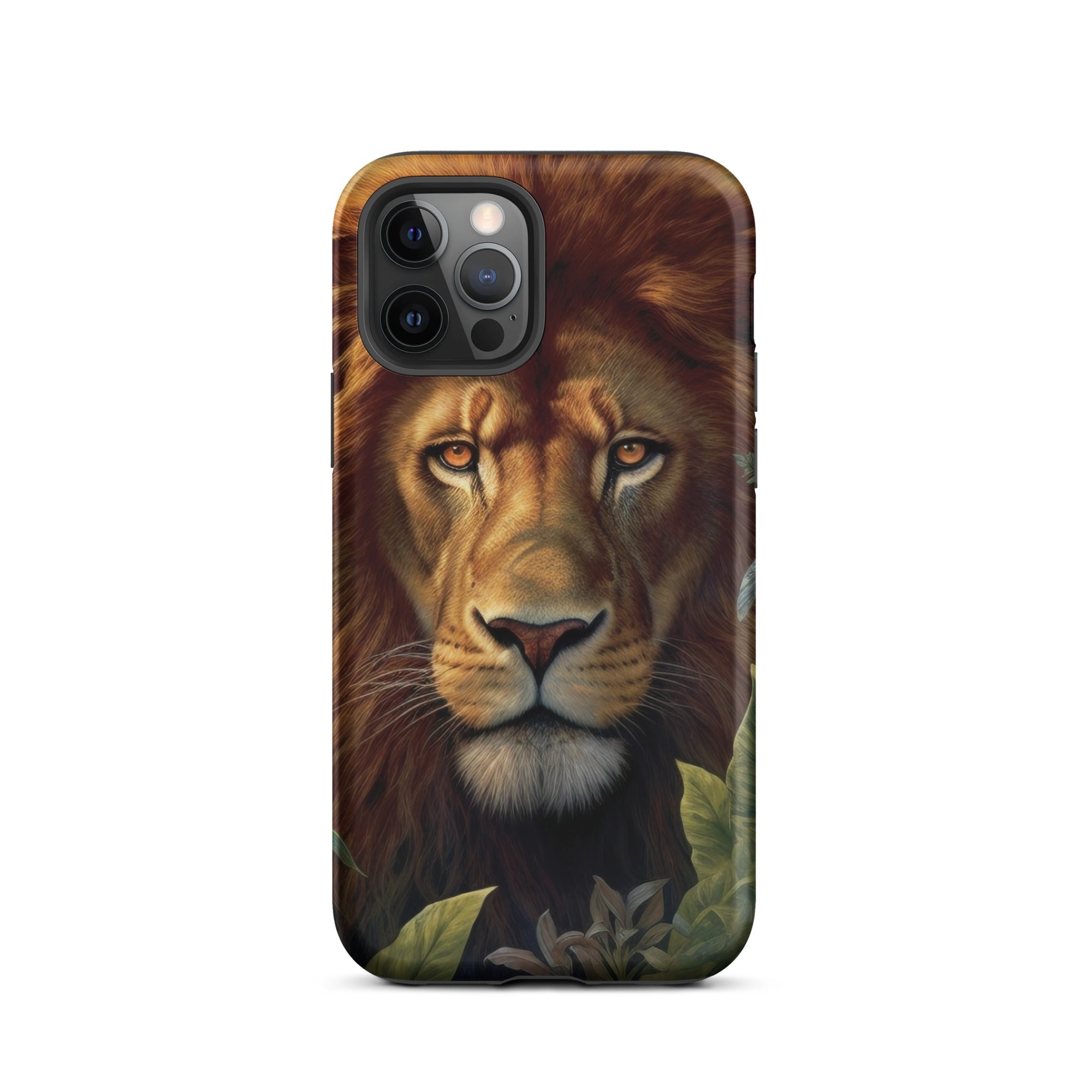 Realistic Lion Print iPhone Case by Visual Verse - Image 12