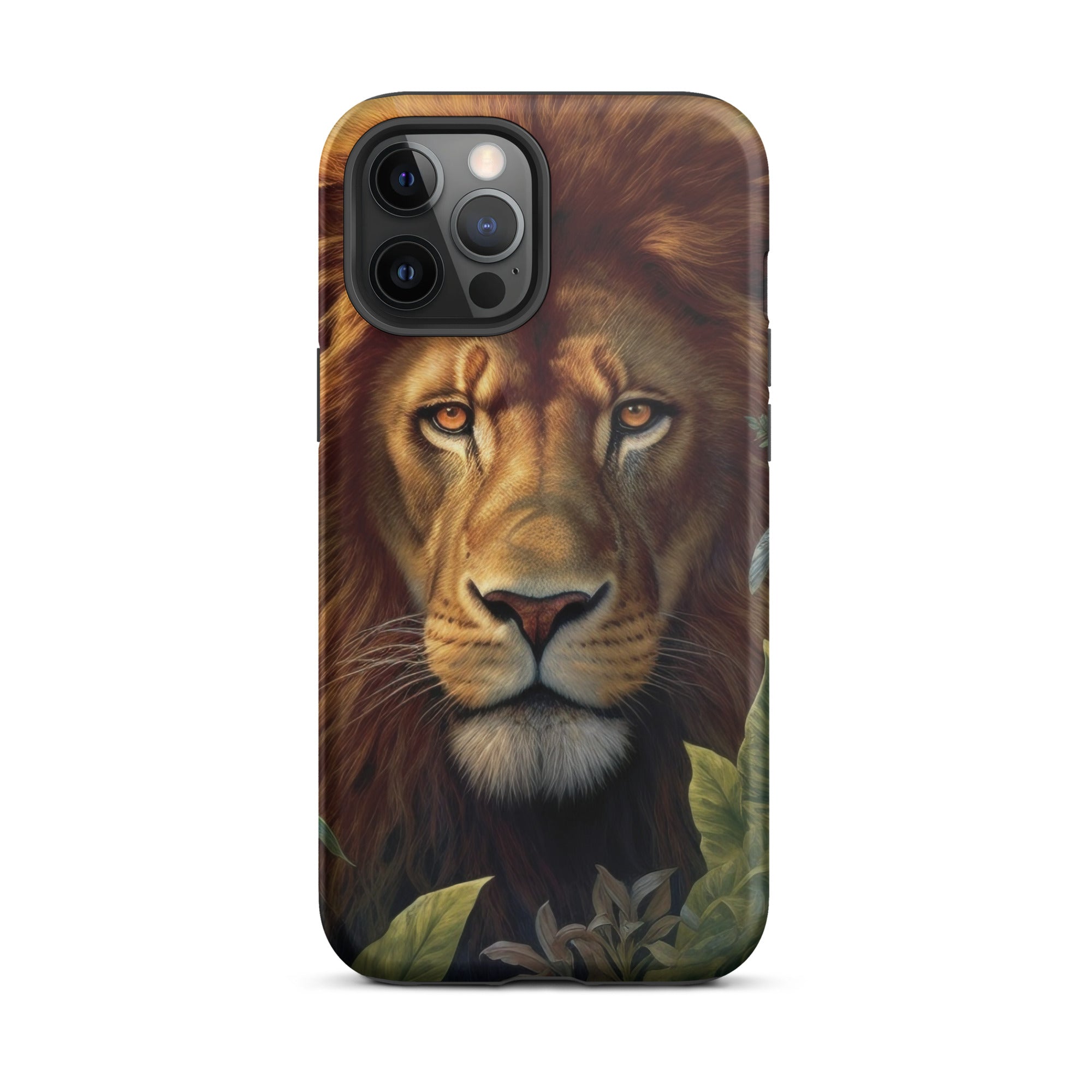 Realistic Lion Print iPhone Case by Visual Verse - Image 13