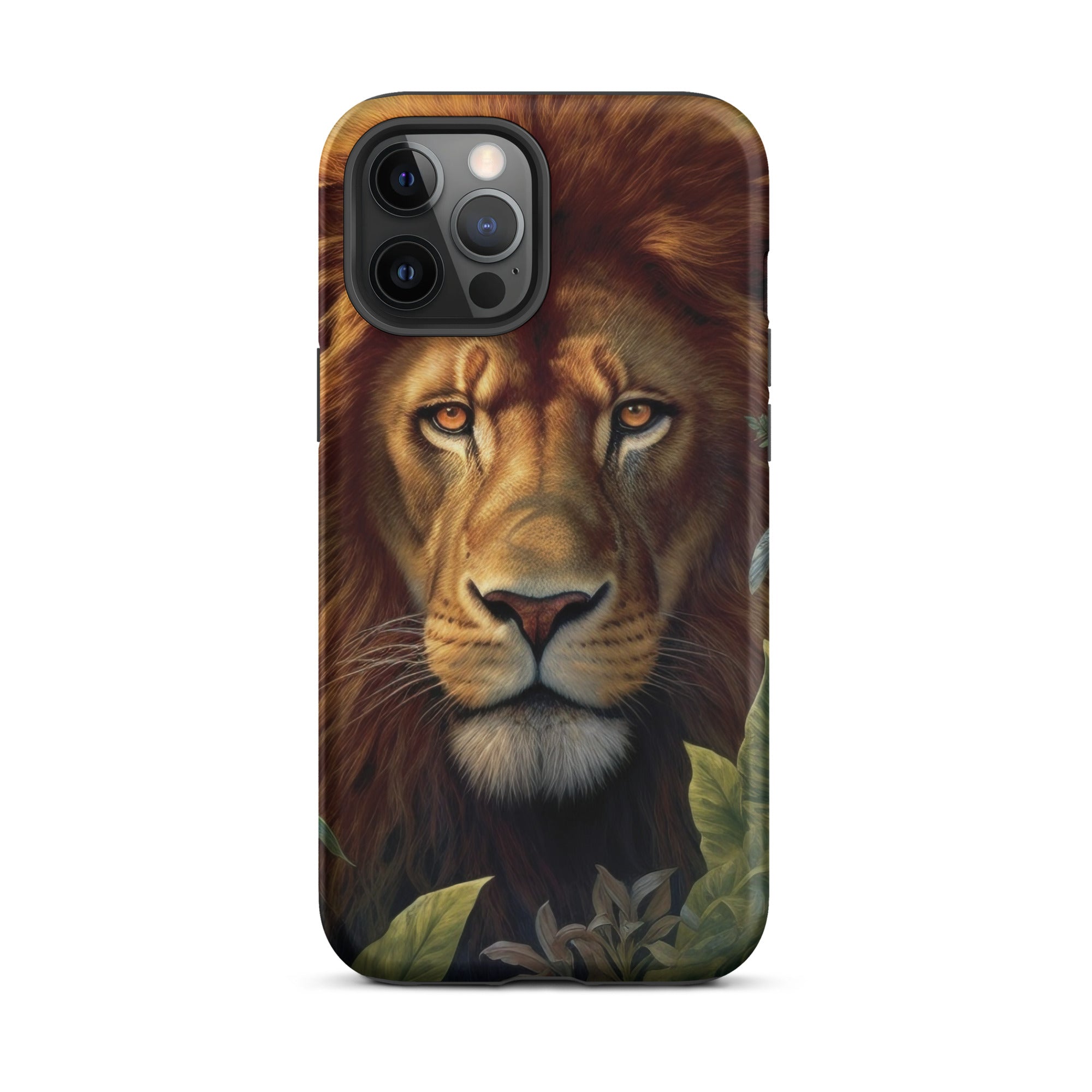 Realistic Lion Print iPhone Case by Visual Verse - Image 14