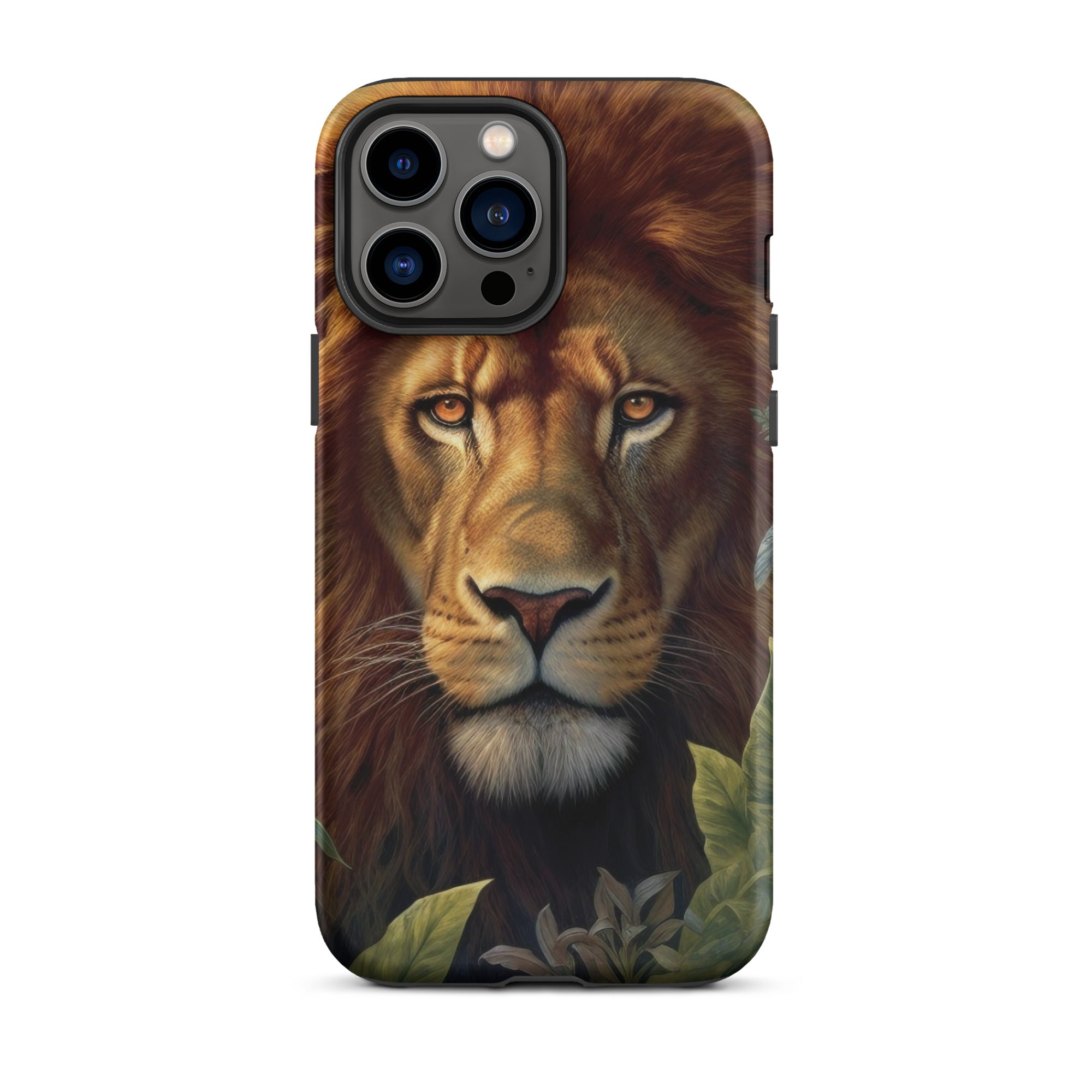 Realistic Lion Print iPhone Case by Visual Verse - Image 22