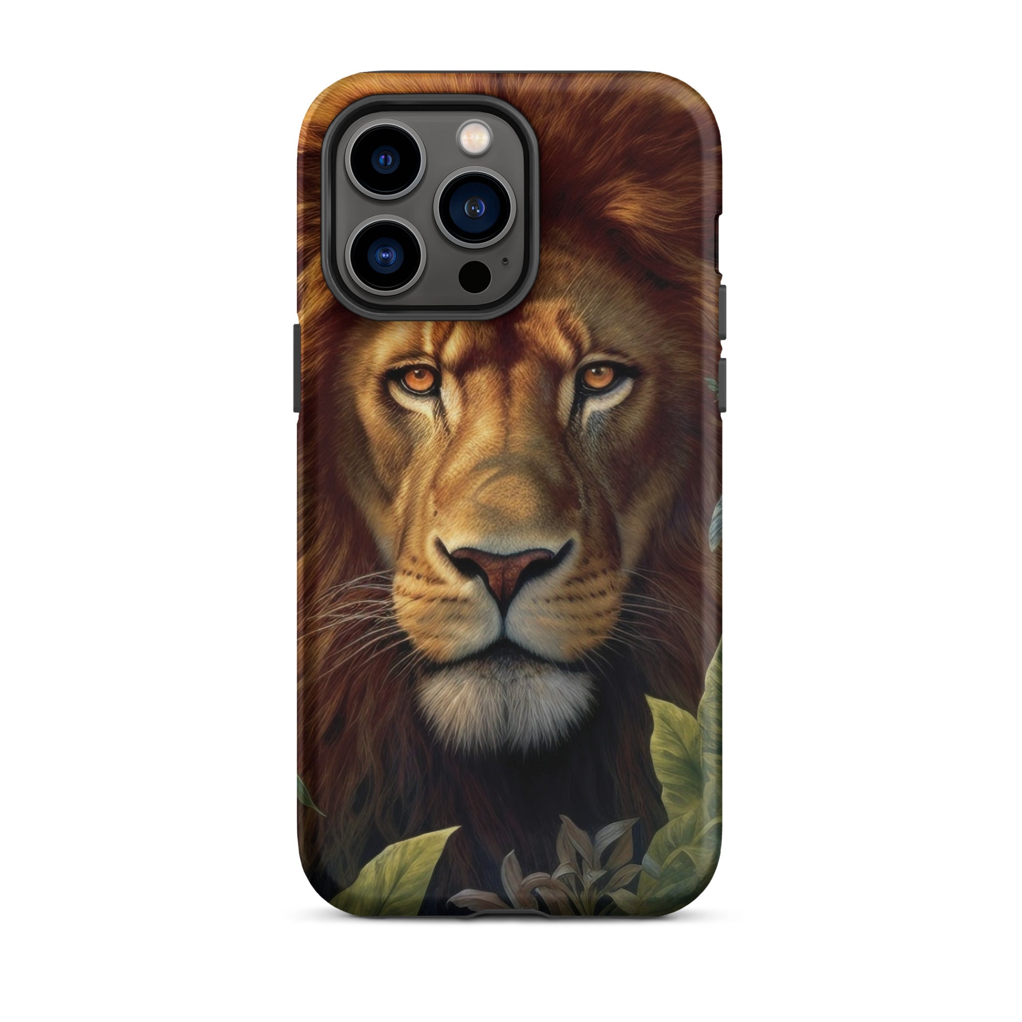 Realistic Lion Print iPhone Case by Visual Verse - Image 30