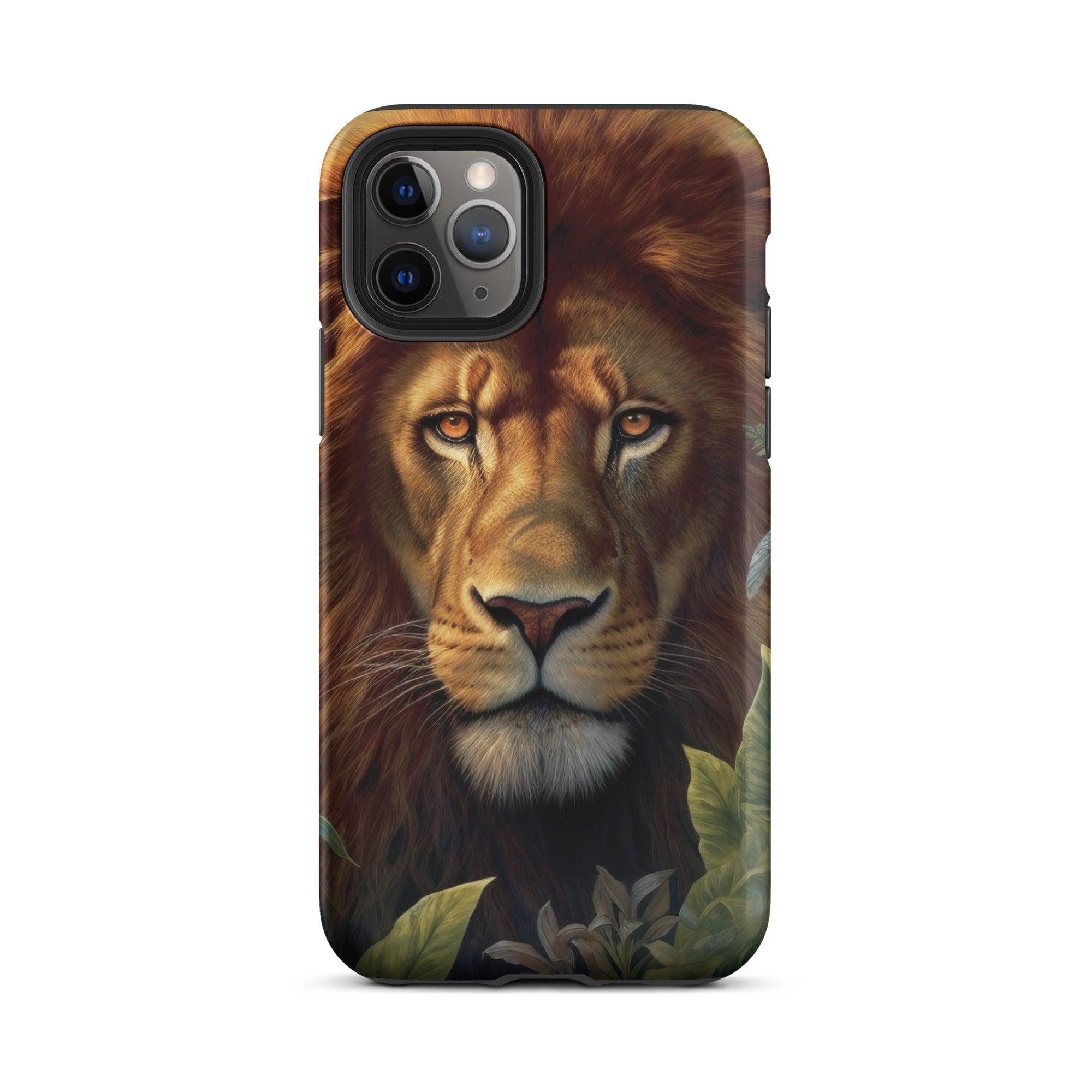 Realistic Lion Print iPhone Case by Visual Verse - Image 4