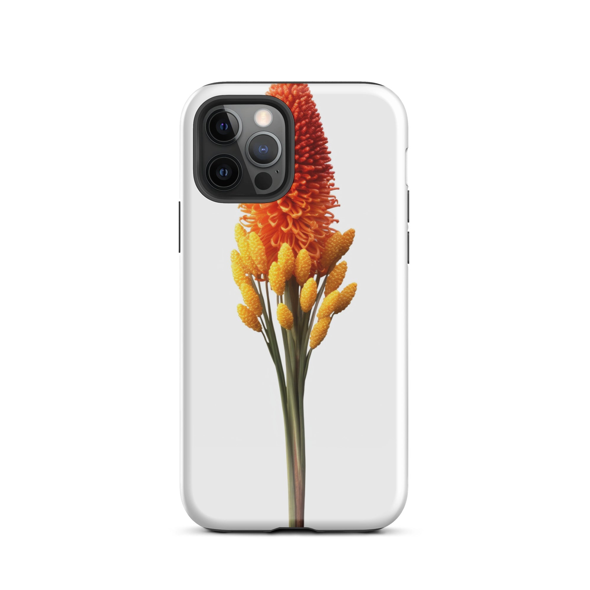 Red Hot Poker Flower iPhone Case by Visual Verse - Image 11
