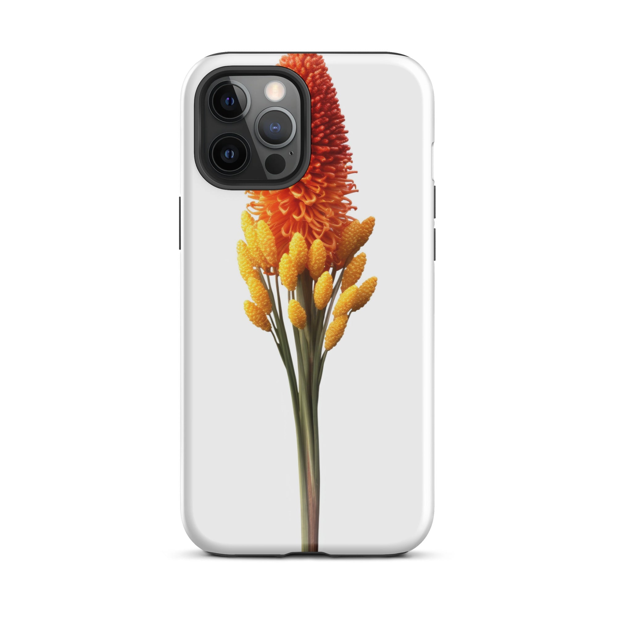 Red Hot Poker Flower iPhone Case by Visual Verse - Image 13