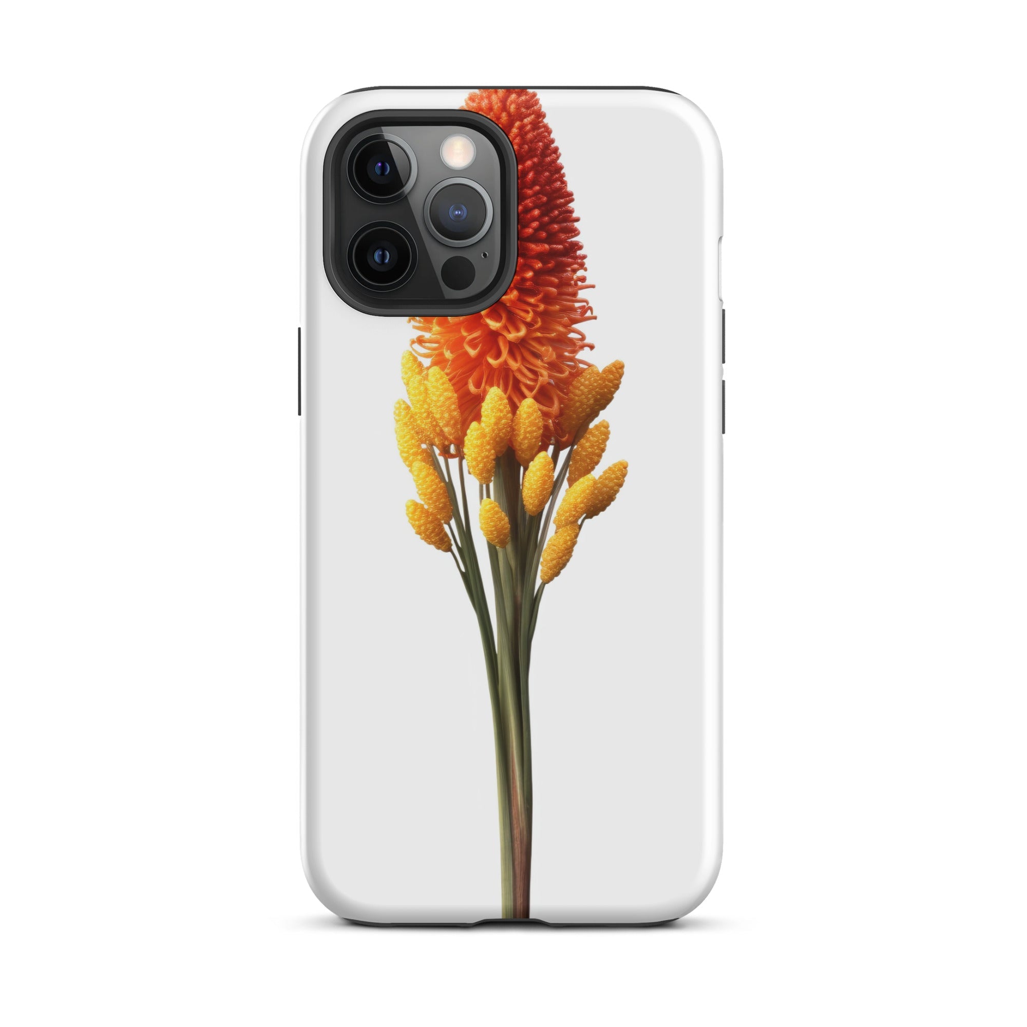 Red Hot Poker Flower iPhone Case by Visual Verse - Image 14
