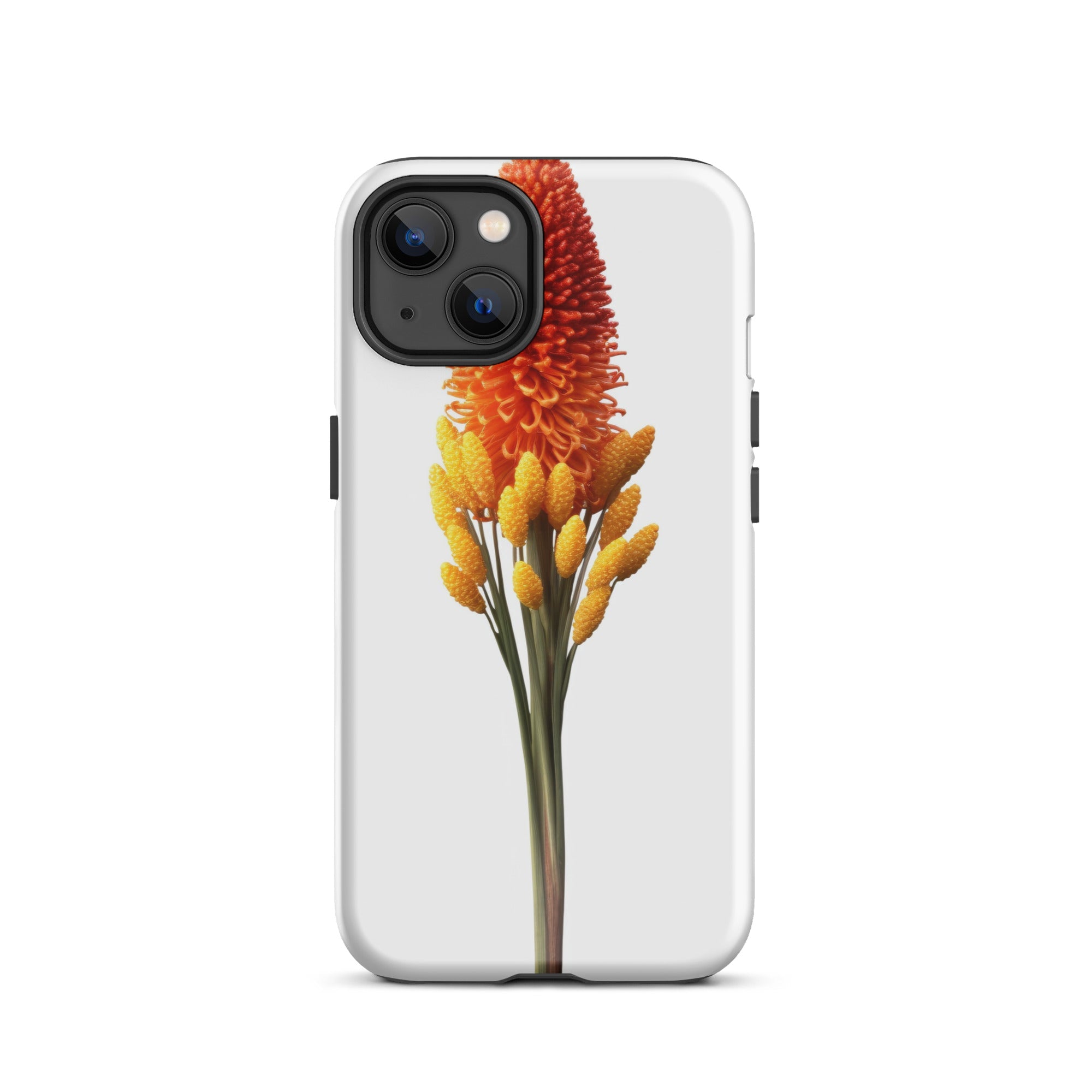 Red Hot Poker Flower iPhone Case by Visual Verse - Image 17