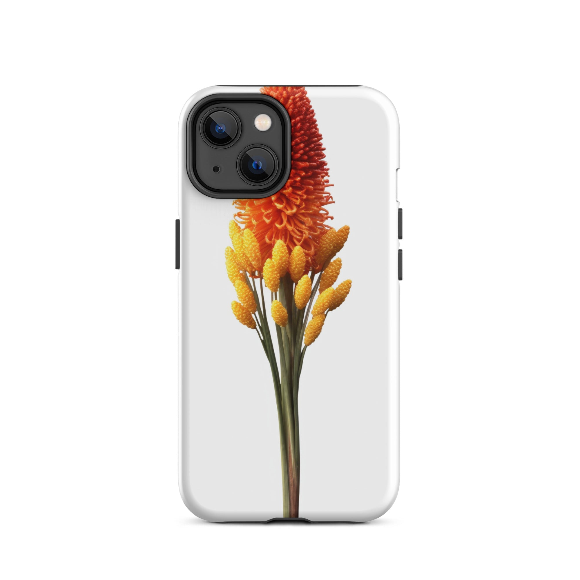 Red Hot Poker Flower iPhone Case by Visual Verse - Image 24
