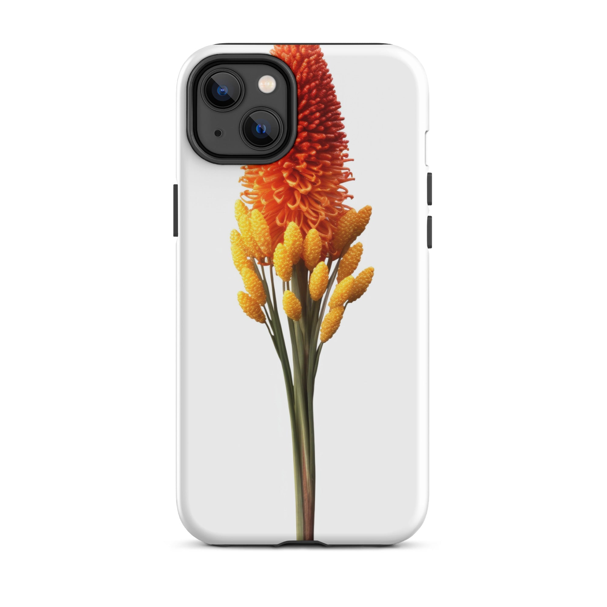 Red Hot Poker Flower iPhone Case by Visual Verse - Image 26