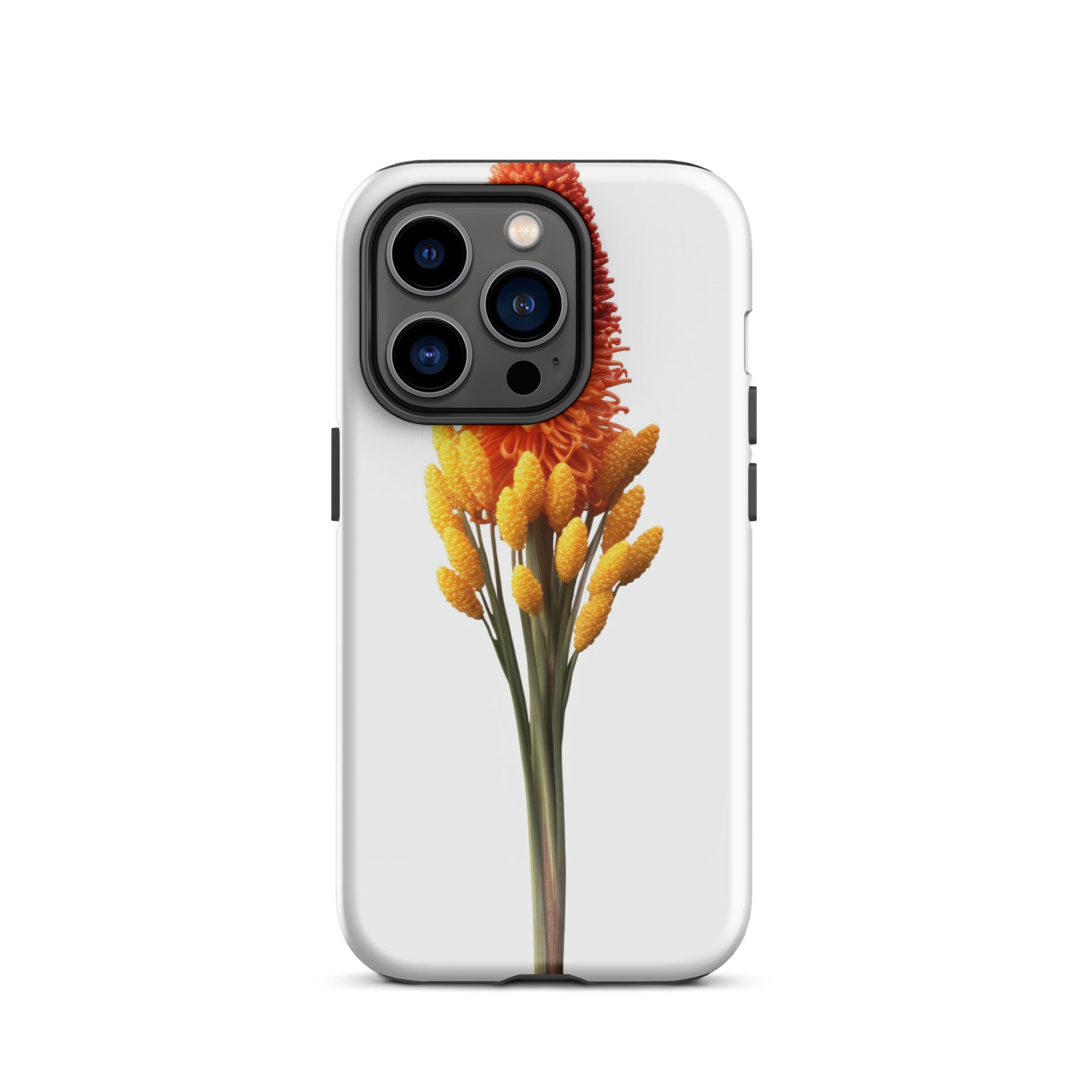 Red Hot Poker Flower iPhone Case by Visual Verse - Image 27