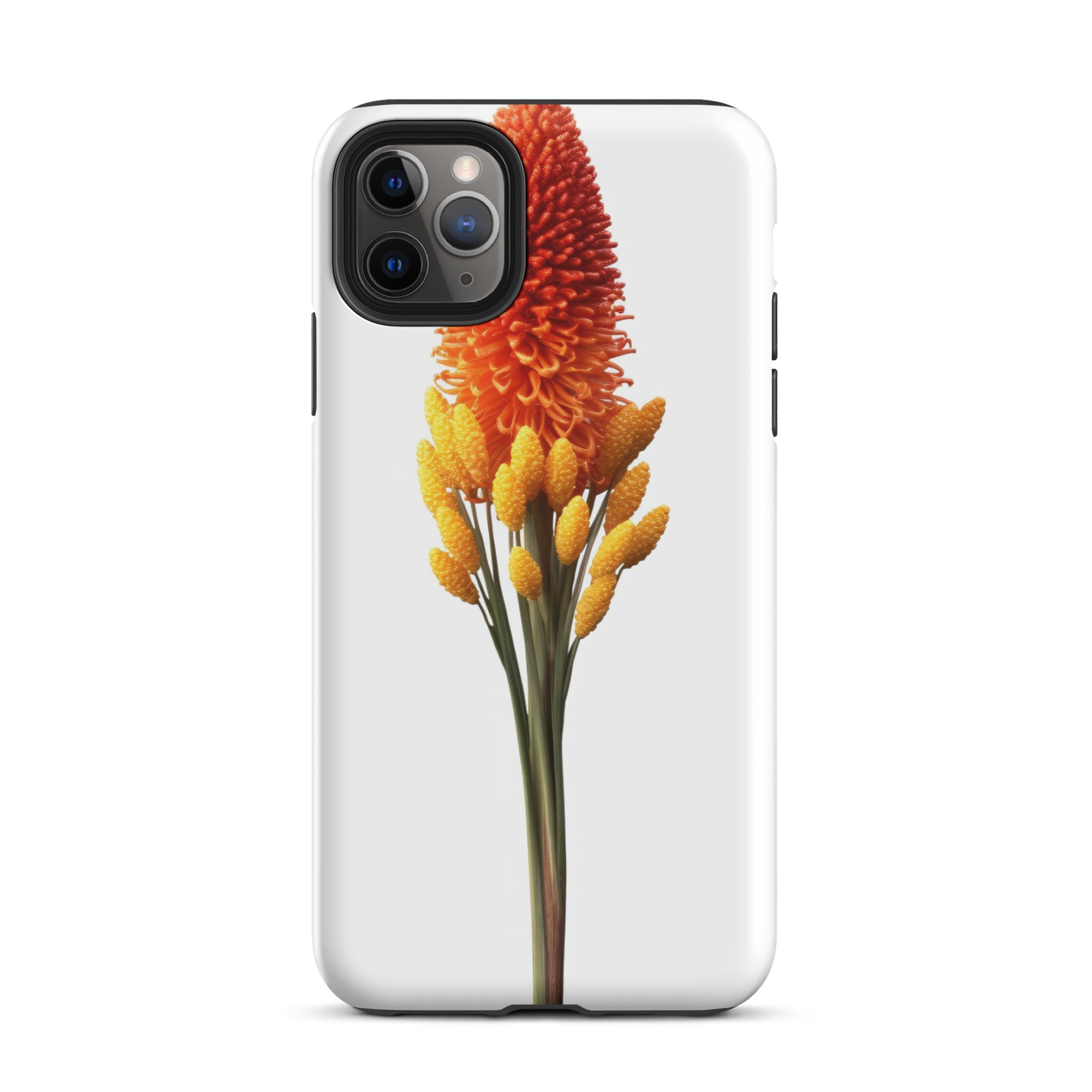 Red Hot Poker Flower iPhone Case by Visual Verse - Image 6