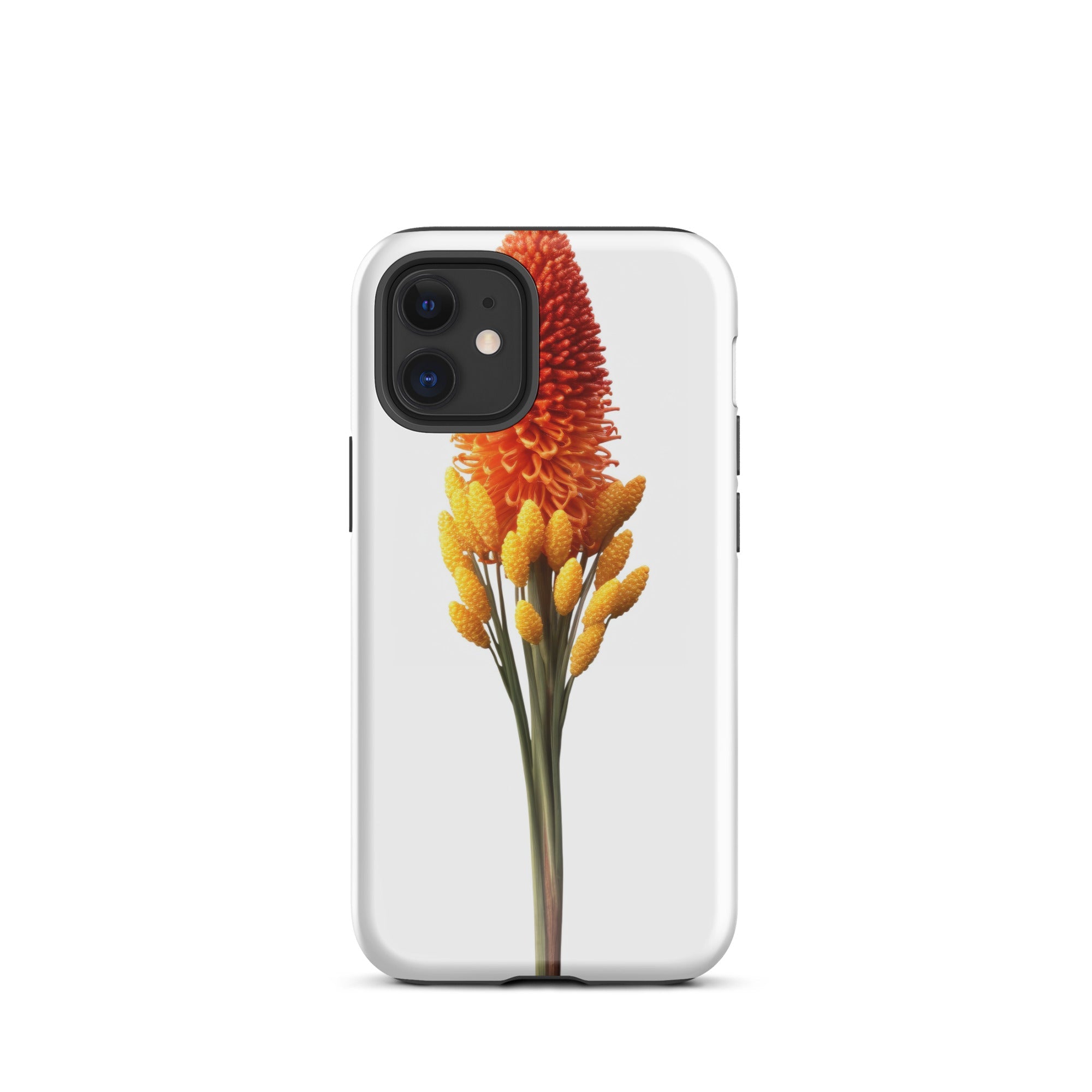 Red Hot Poker Flower iPhone Case by Visual Verse - Image 7
