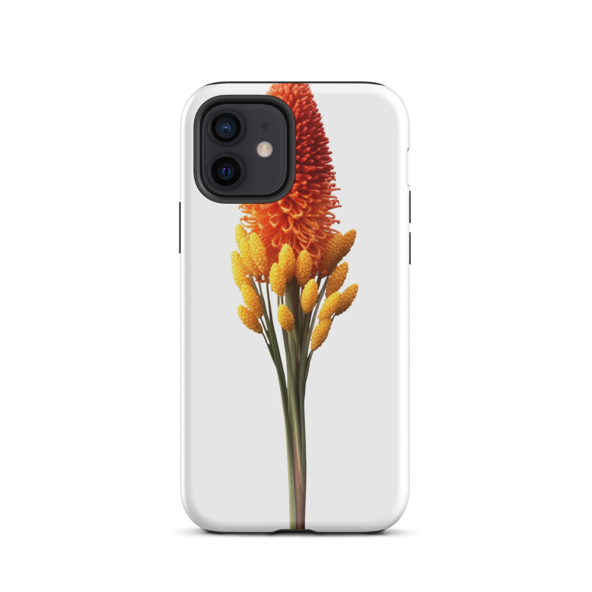 Red Hot Poker Flower iPhone Case by Visual Verse - Image 9