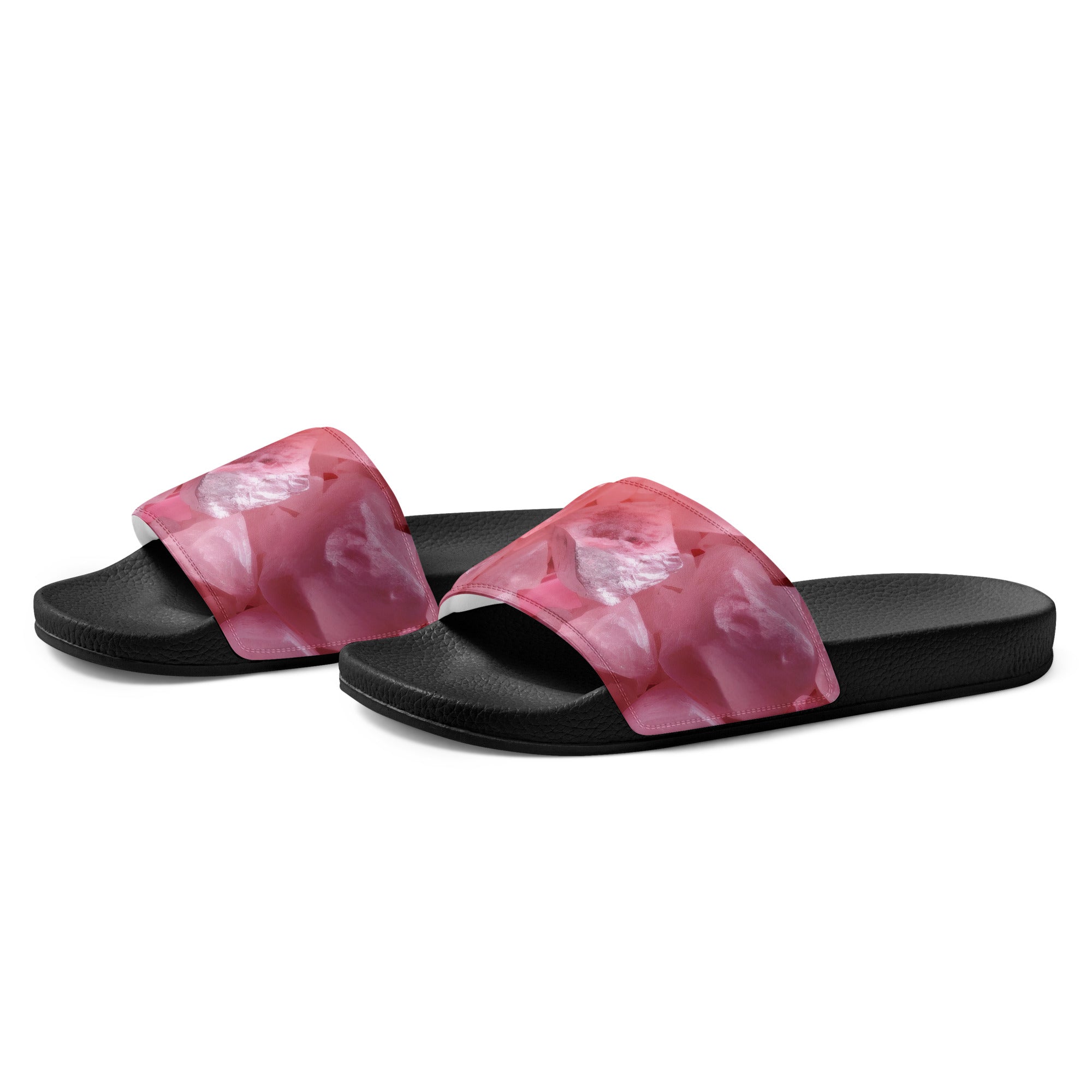 Rose Quartz Men's Slides by Visual Verse - Image 3