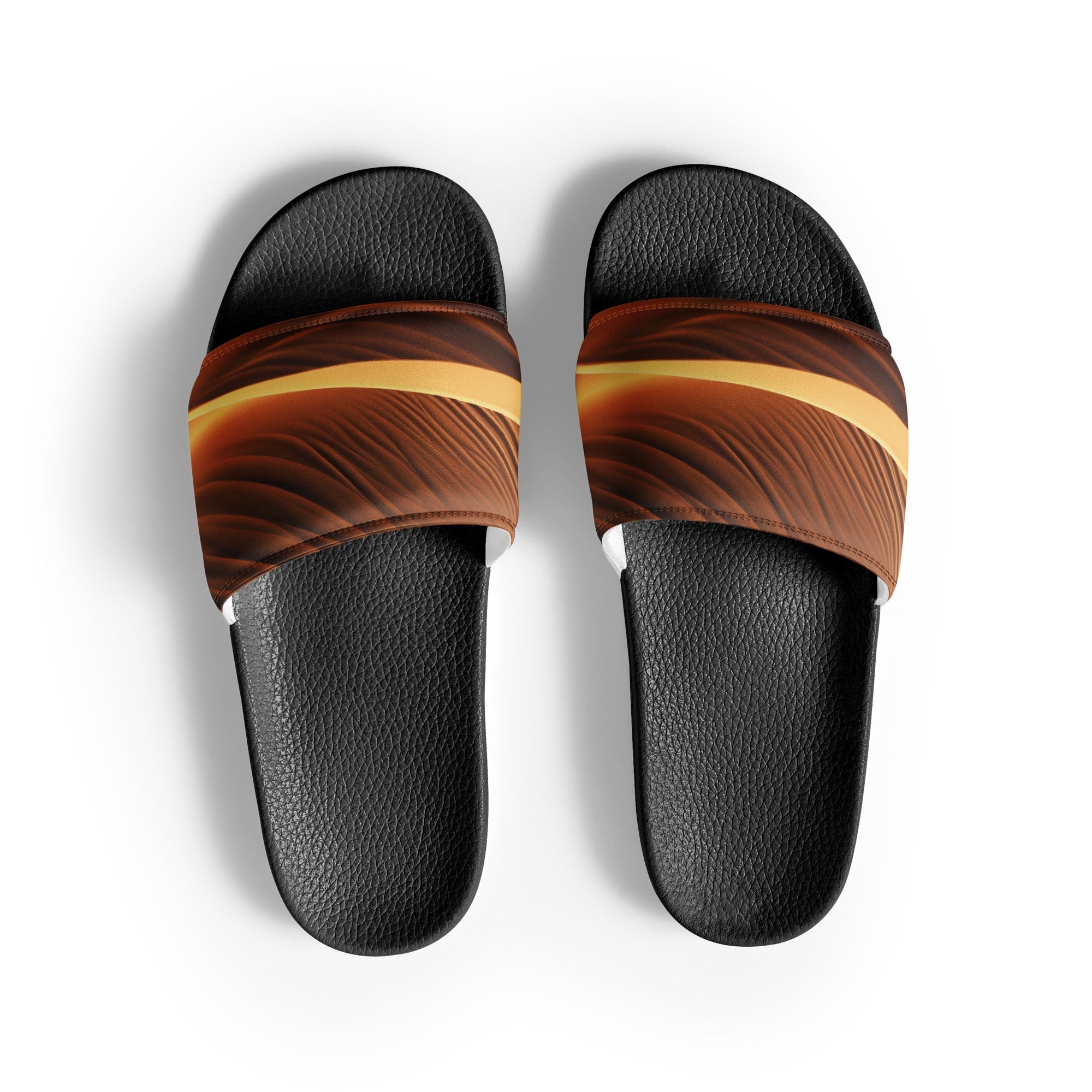 Sand Desert Men's Slides by Visual Verse - Image 1