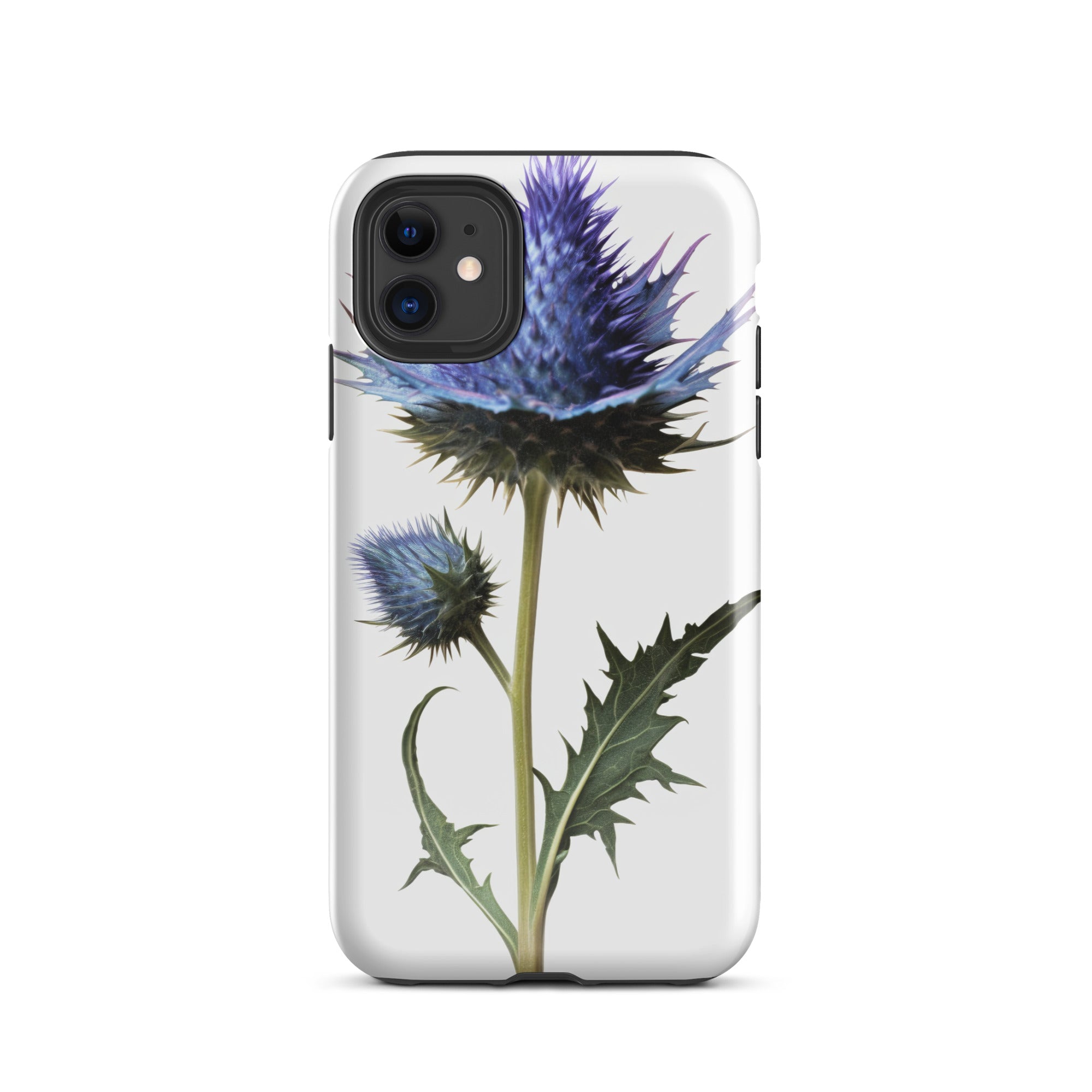 Sea Holly Flower iPhone Case by Visual Verse - Image 1