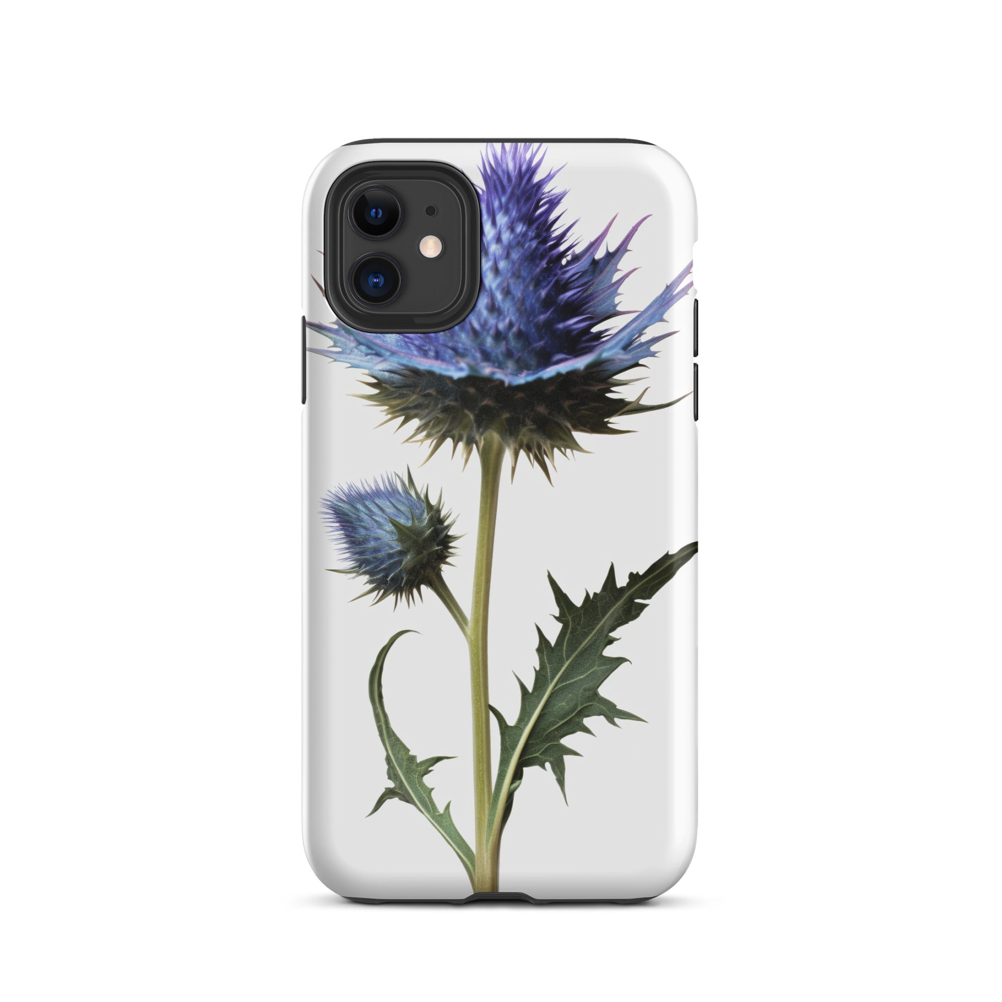 Sea Holly Flower iPhone Case by Visual Verse - Image 2