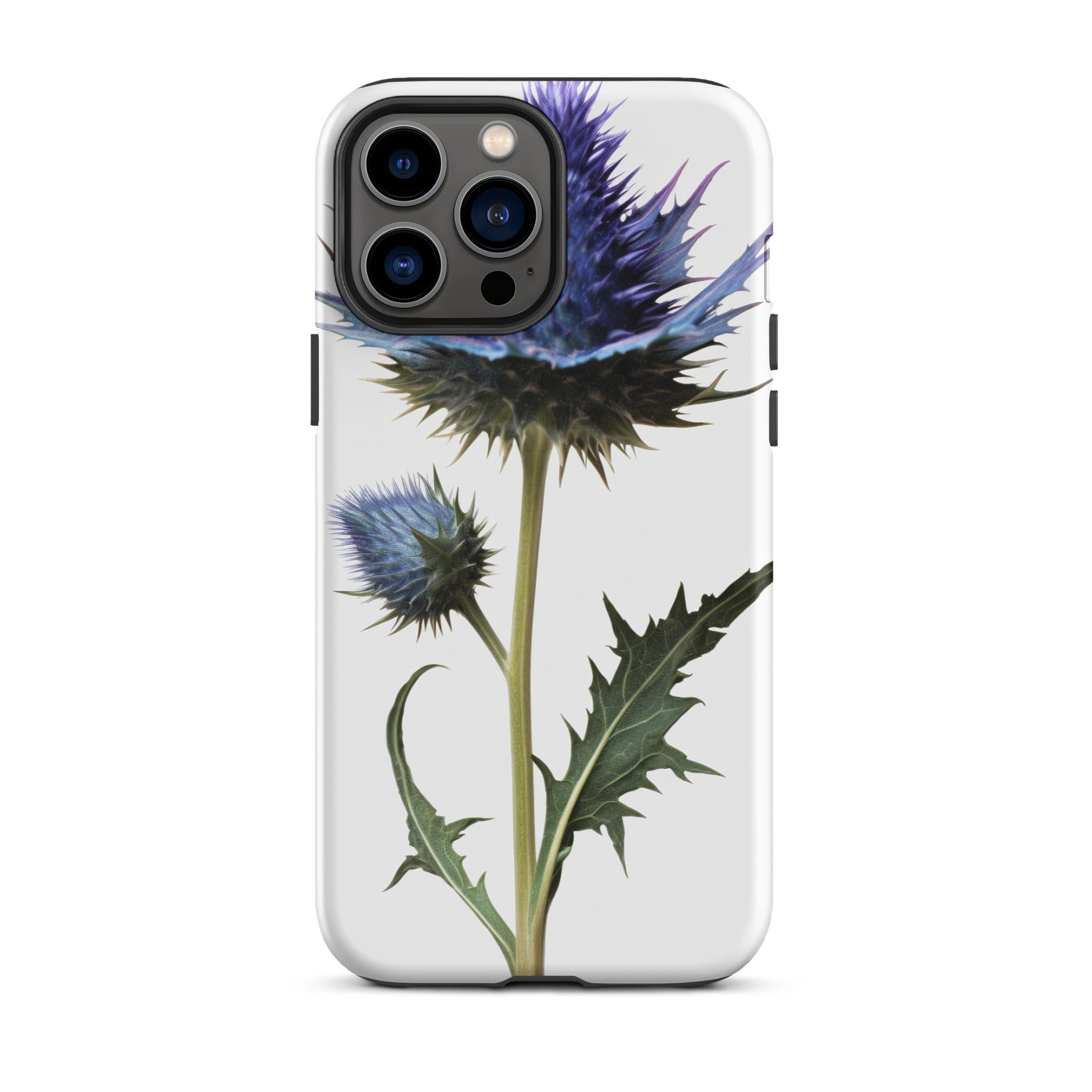 Sea Holly Flower iPhone Case by Visual Verse - Image 22