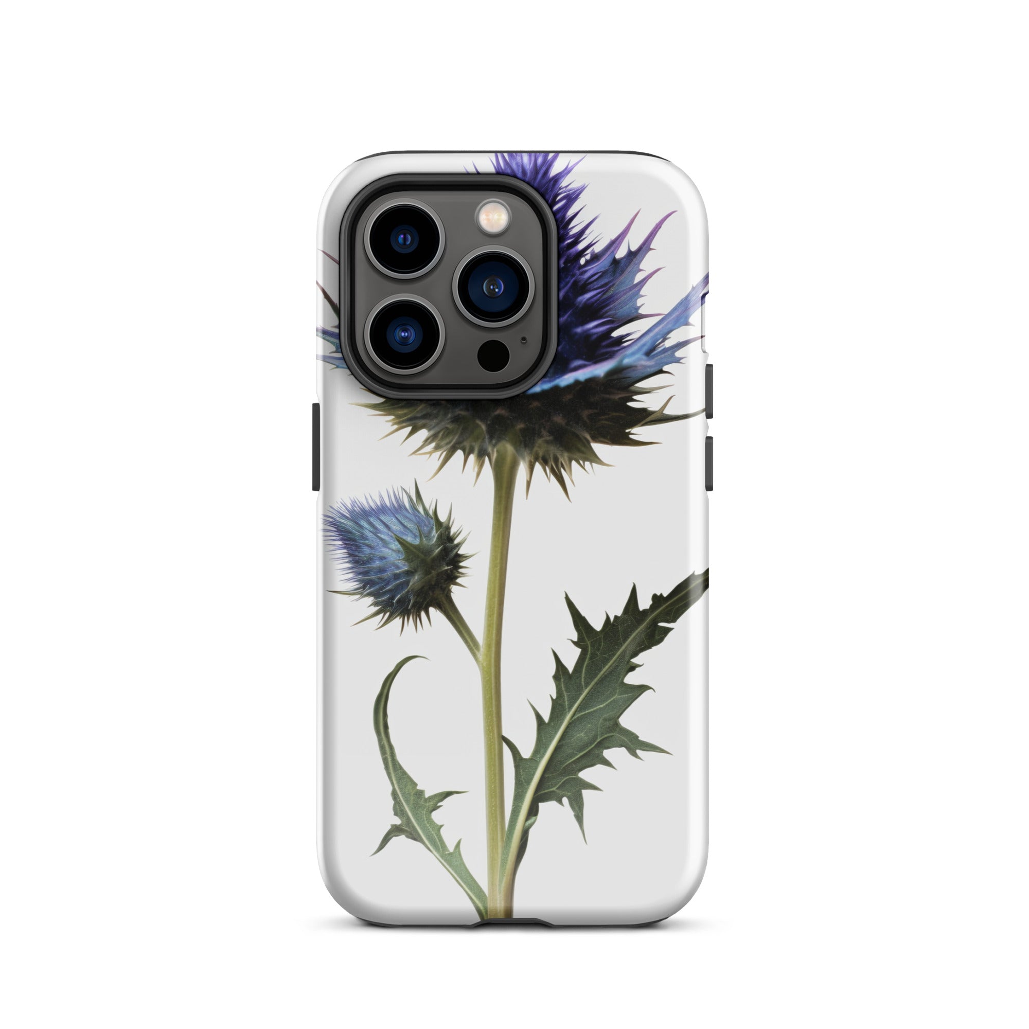 Sea Holly Flower iPhone Case by Visual Verse - Image 27