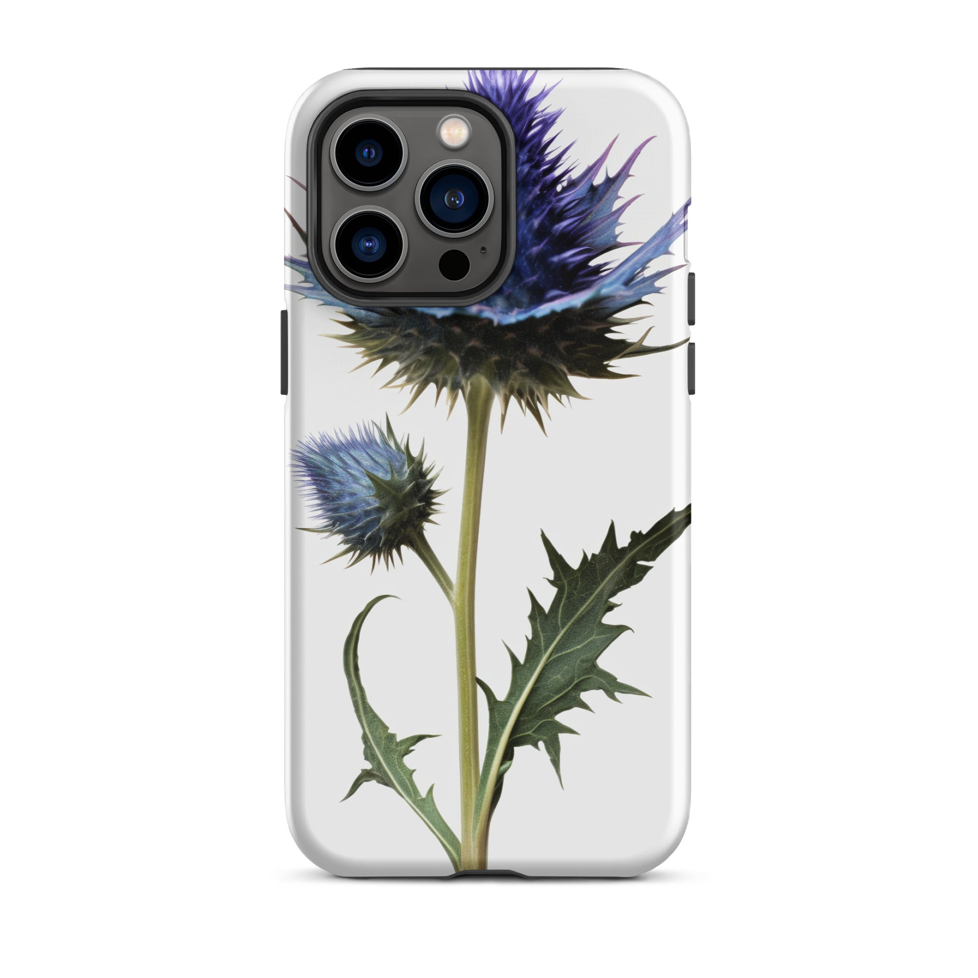 Sea Holly Flower iPhone Case by Visual Verse - Image 30