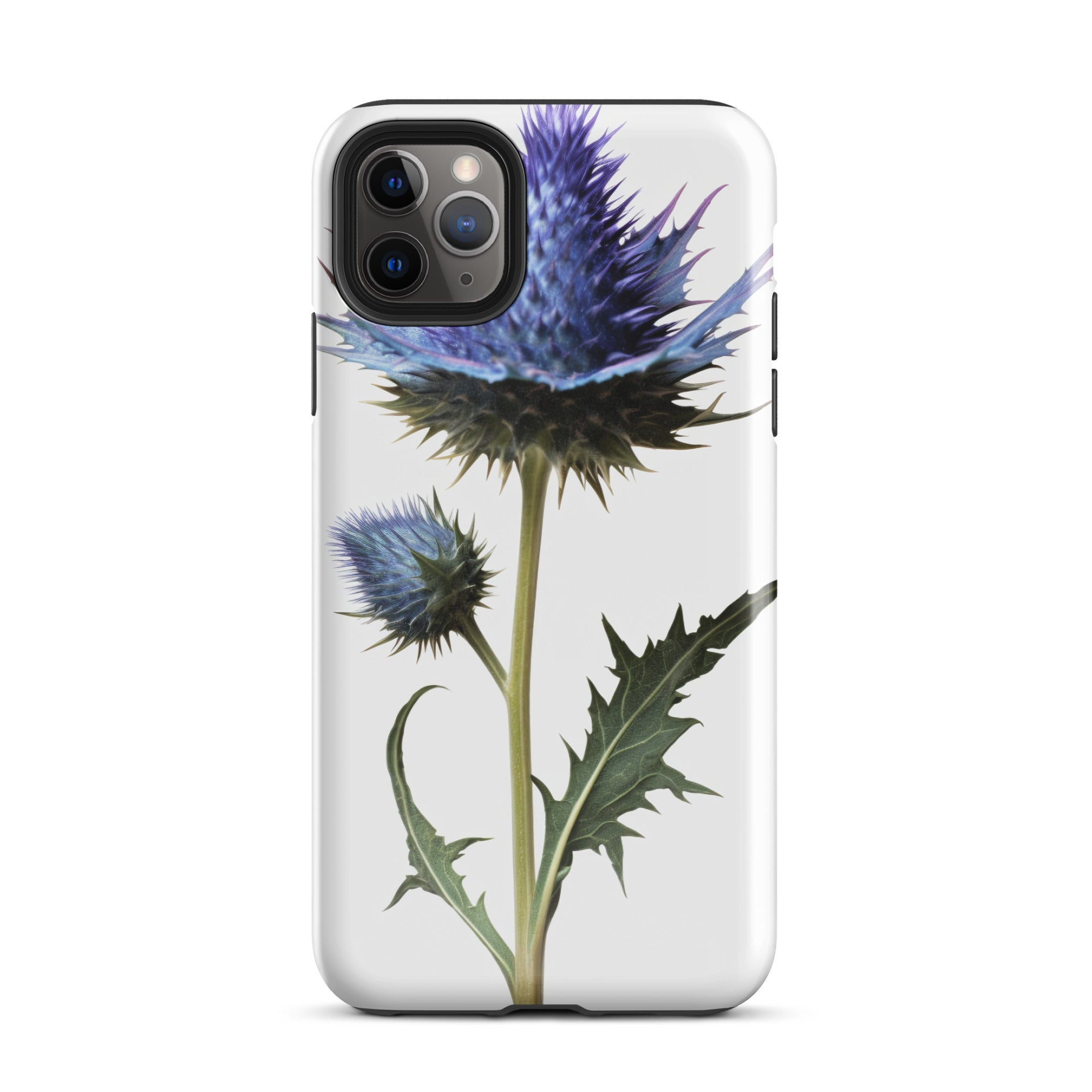 Sea Holly Flower iPhone Case by Visual Verse - Image 5